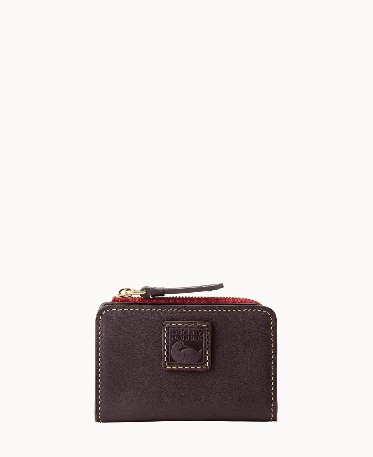 Florentine Zip Credit Card Wallet 12 - Brown Tmoro
