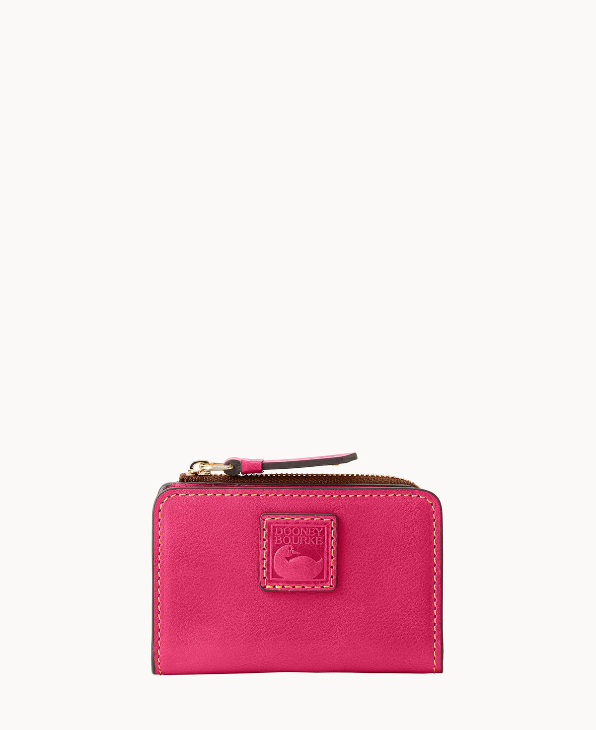Florentine Zip Credit Card Wallet 12 - Fuchsia