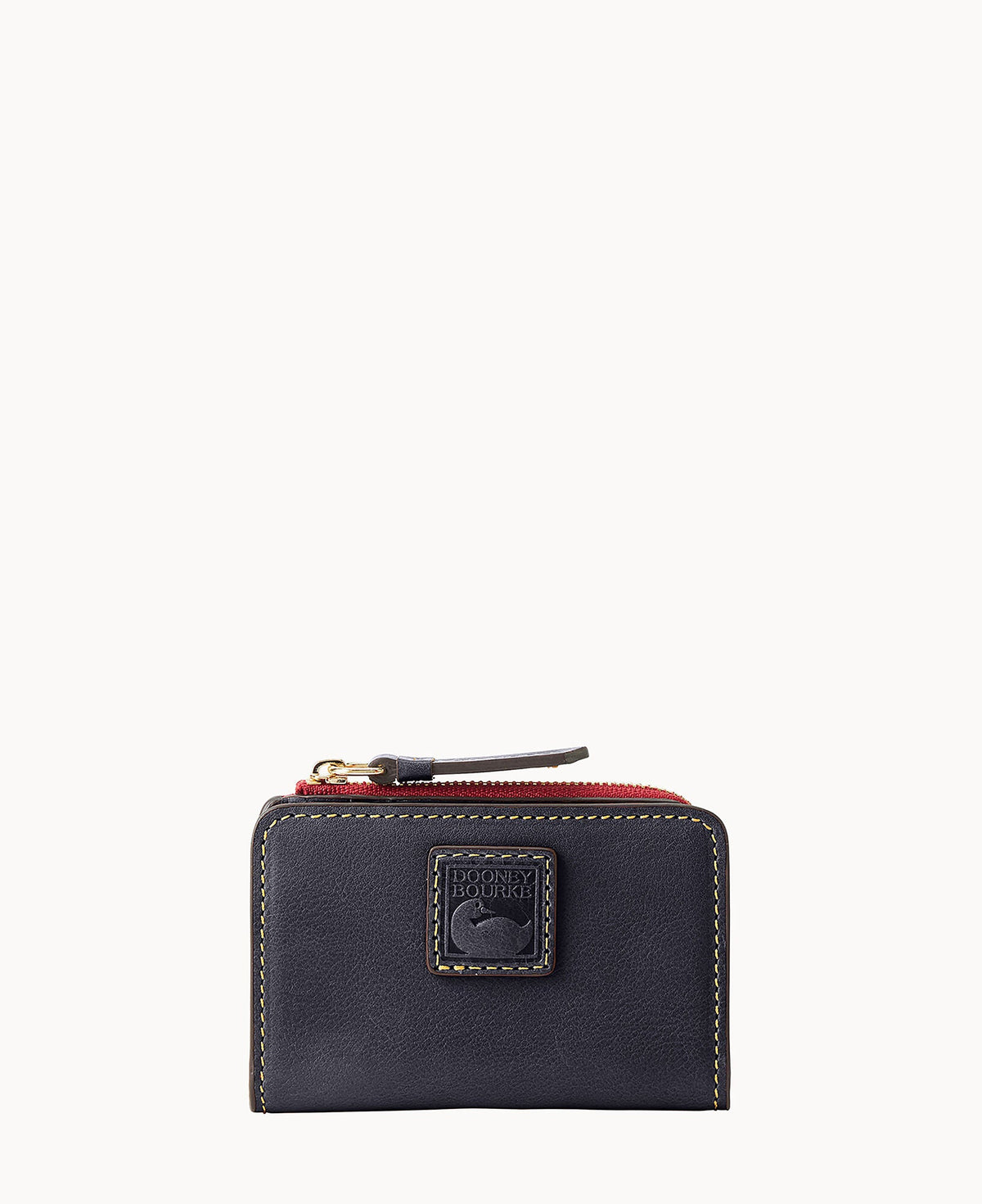 Florentine Zip Credit Card Wallet 12 - Navy