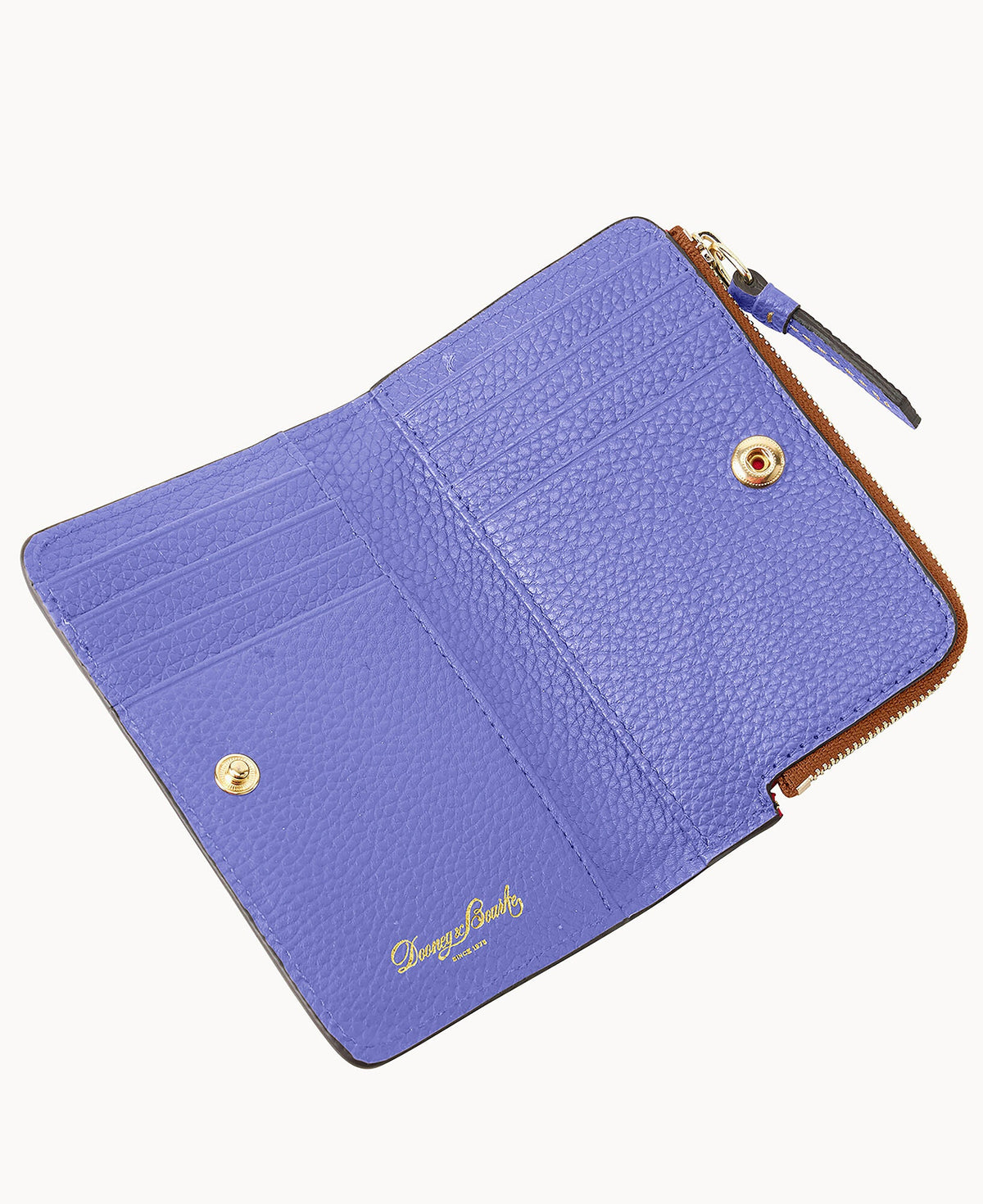 Pebble Grain Zip Credit Card Wallet 14 - Image 75