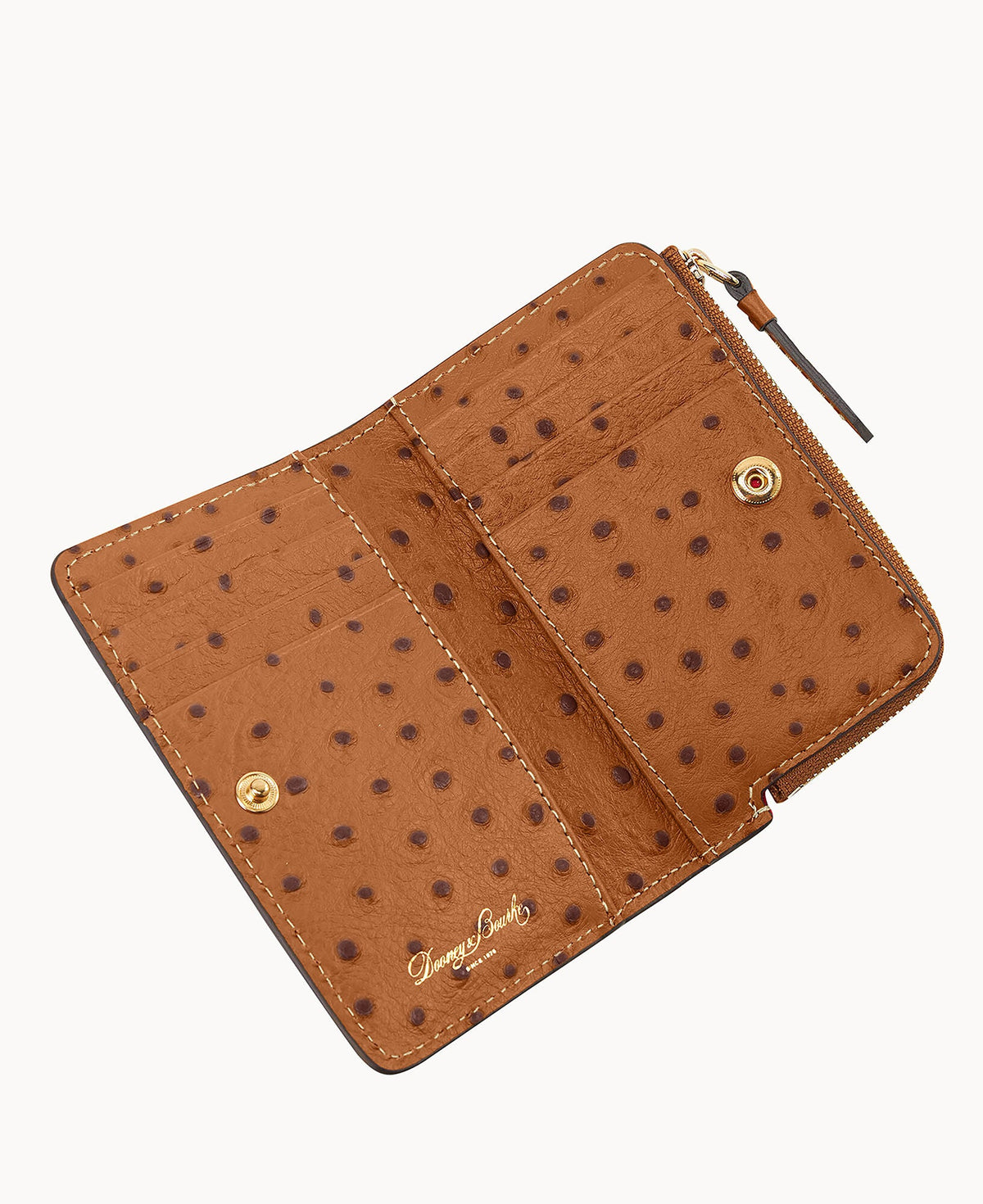 Ostrich Zip Credit Card Wallet 14 - Image 51