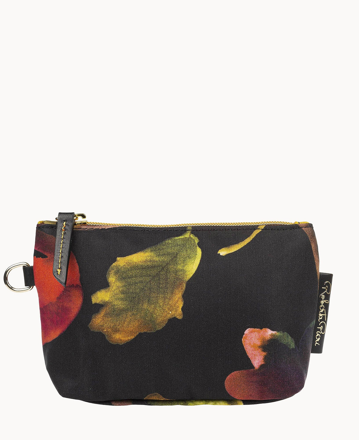 Roberta Pieri Flower Classic Robertina Cosmetic Case - Black Black