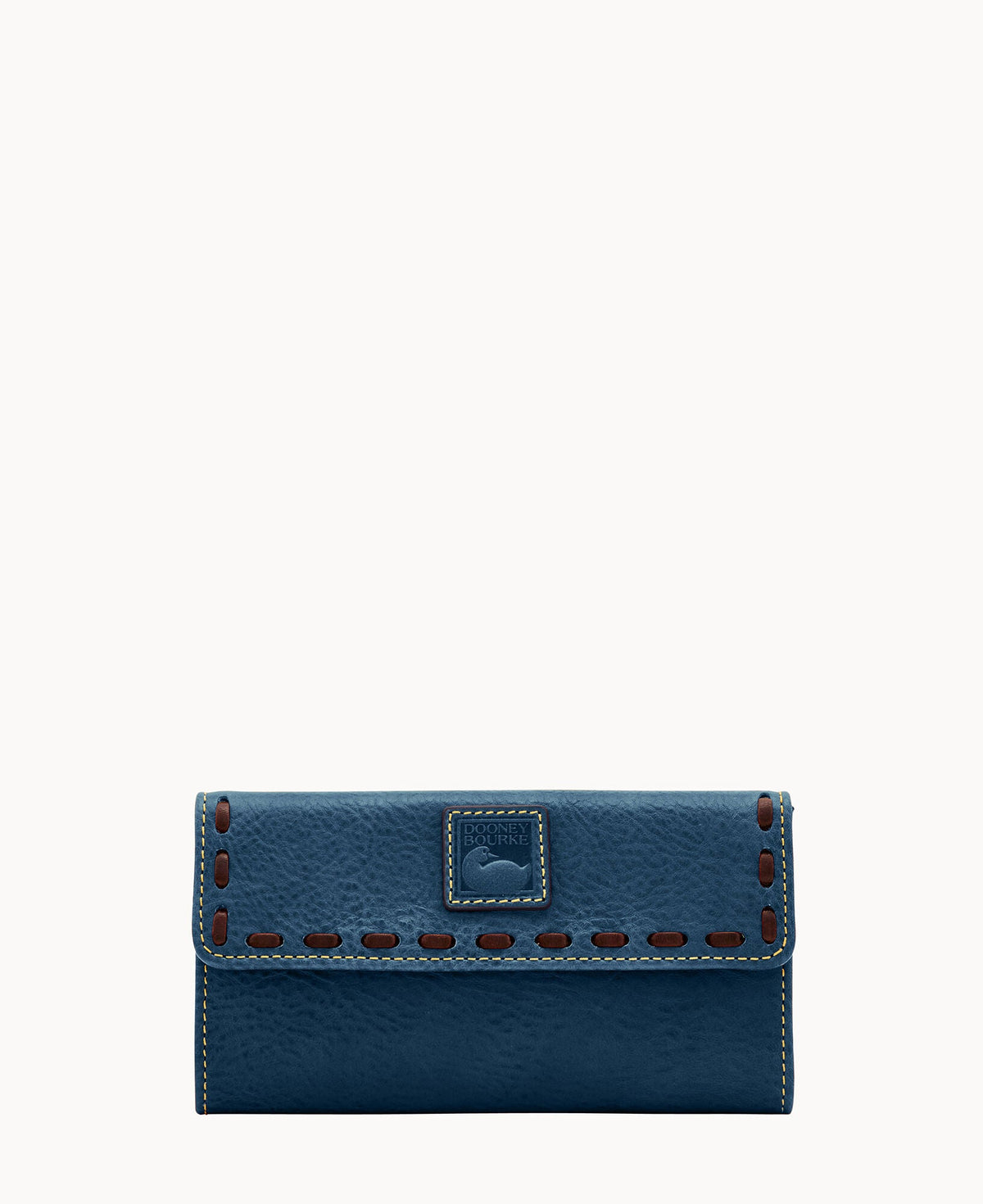 Florentine Continental Clutch - Denim