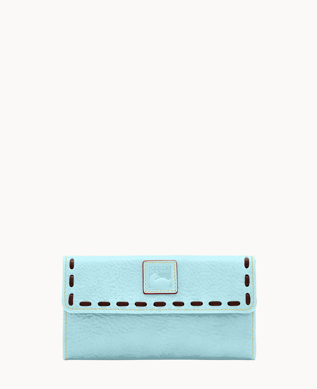 Florentine Continental Clutch - Pale Blue