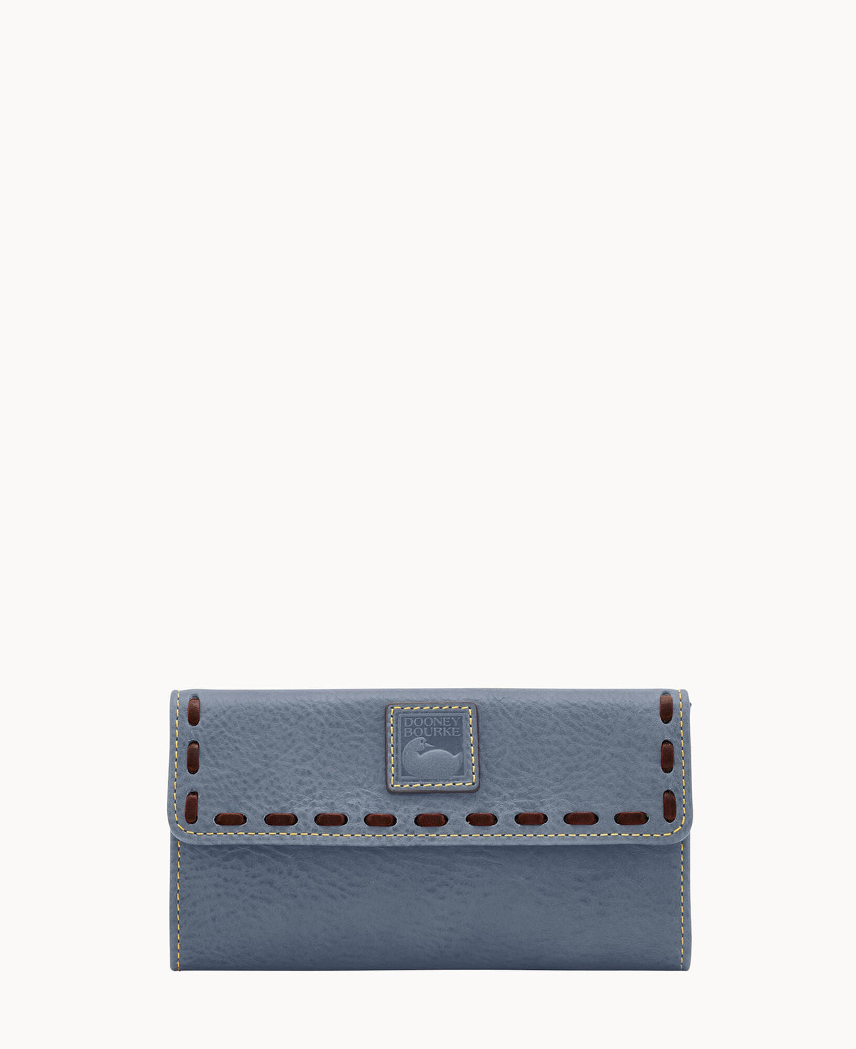 Florentine Continental Clutch - Steel Blue