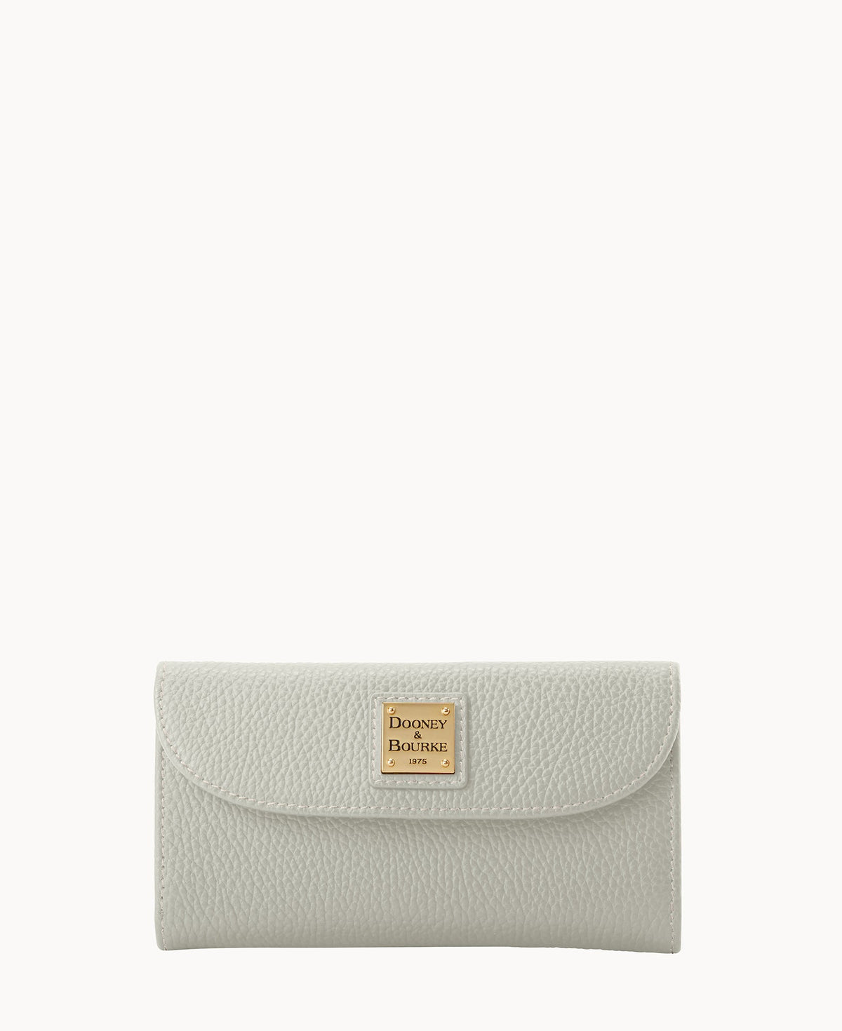 Lucca Leather Continental Clutch - Ecru