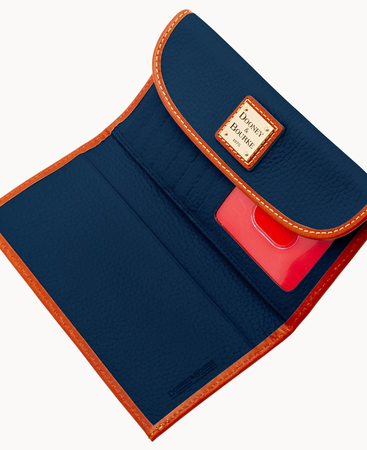 Pebble Grain Continental Clutch - Image 35