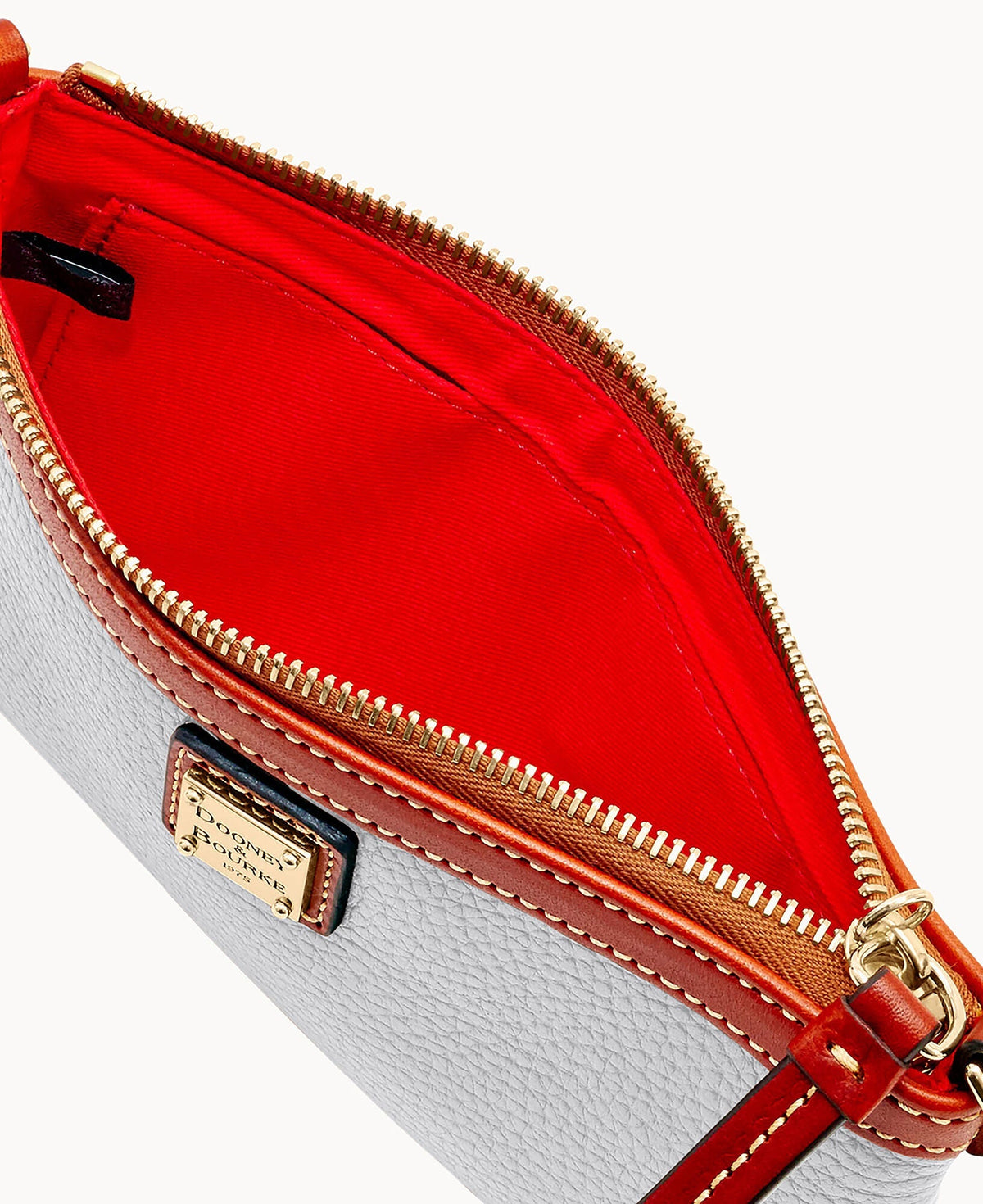 Pebble Grain Large Slim Wristlet - Image 54
