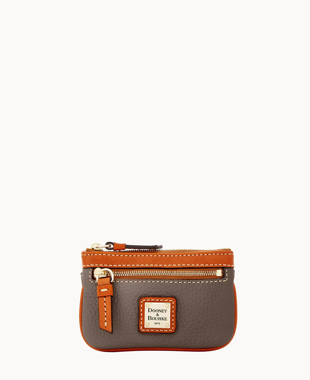 Pebble Grain Small Coin Case - Elephant