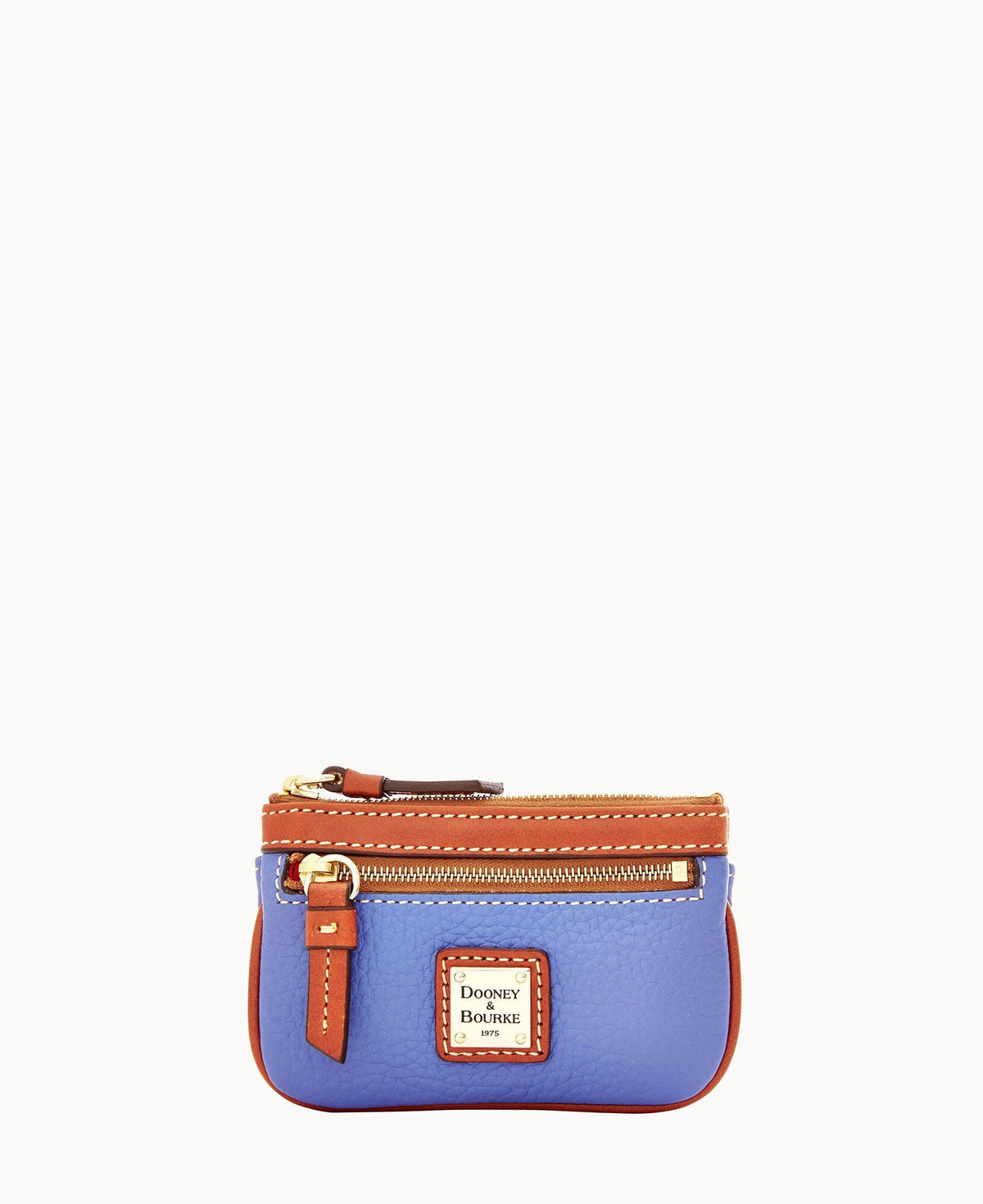 Pebble Grain Small Coin Case - Lavender