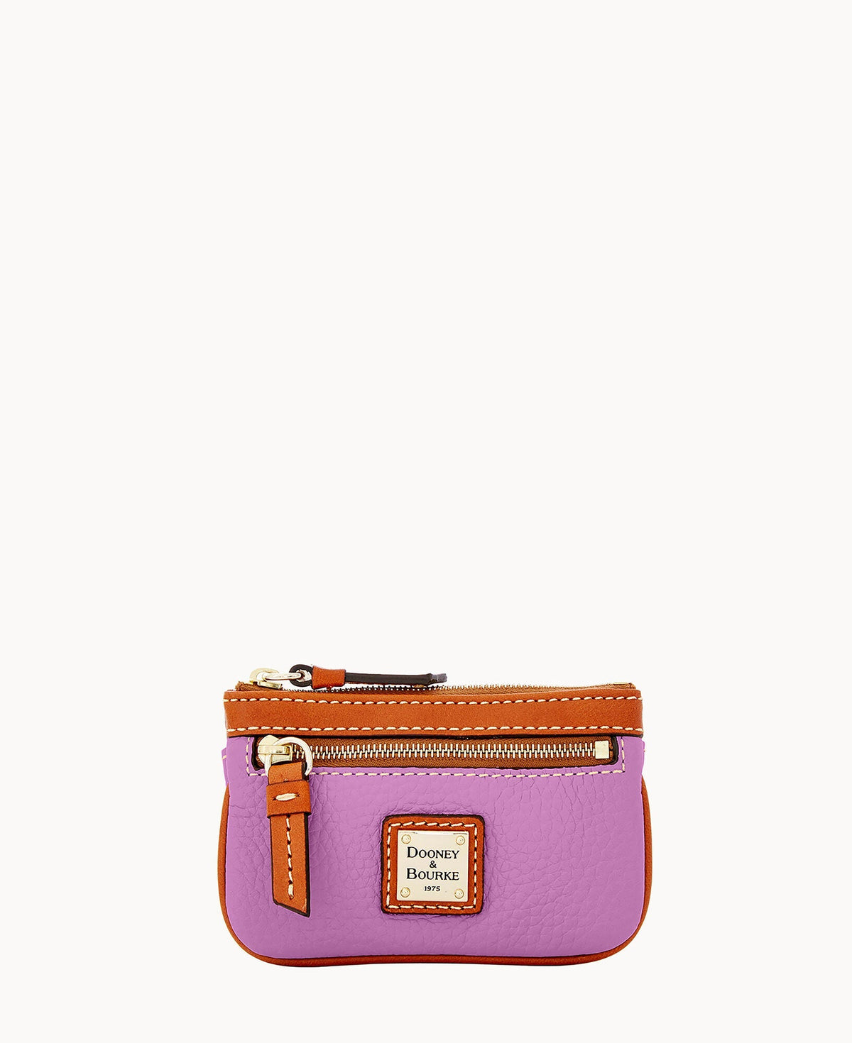 Pebble Grain Small Coin Case - Orchid