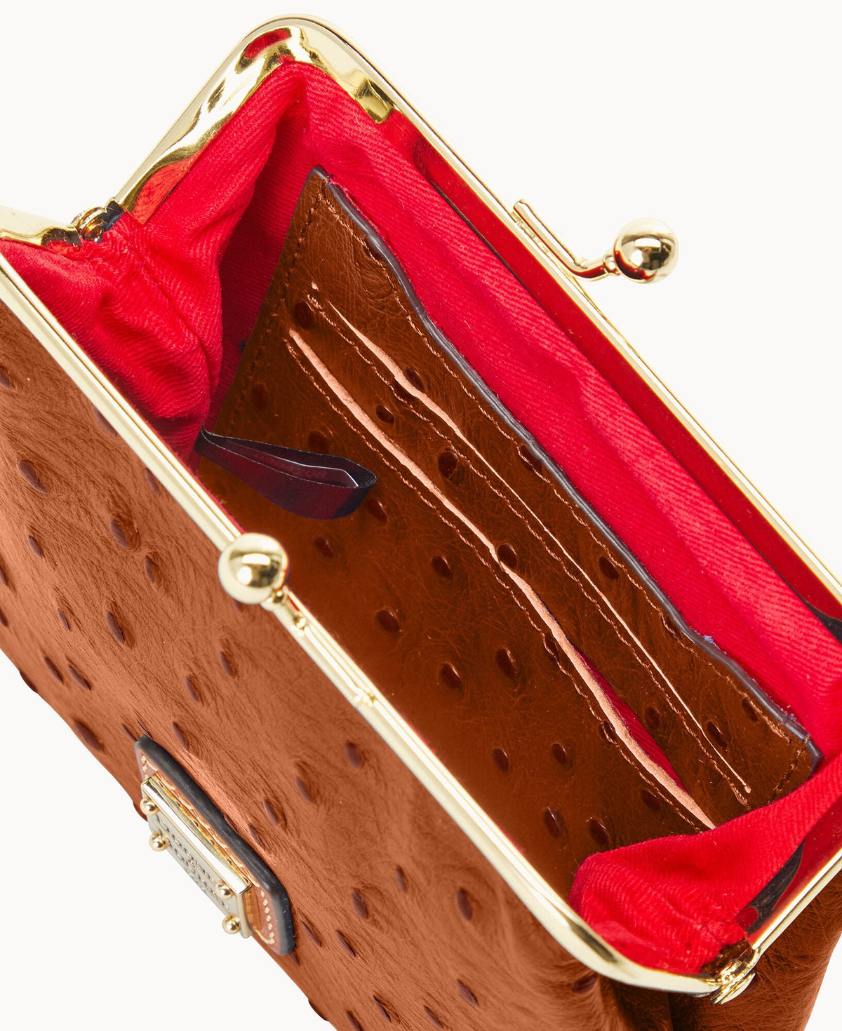 Ostrich Large Framed Purse - Image 3