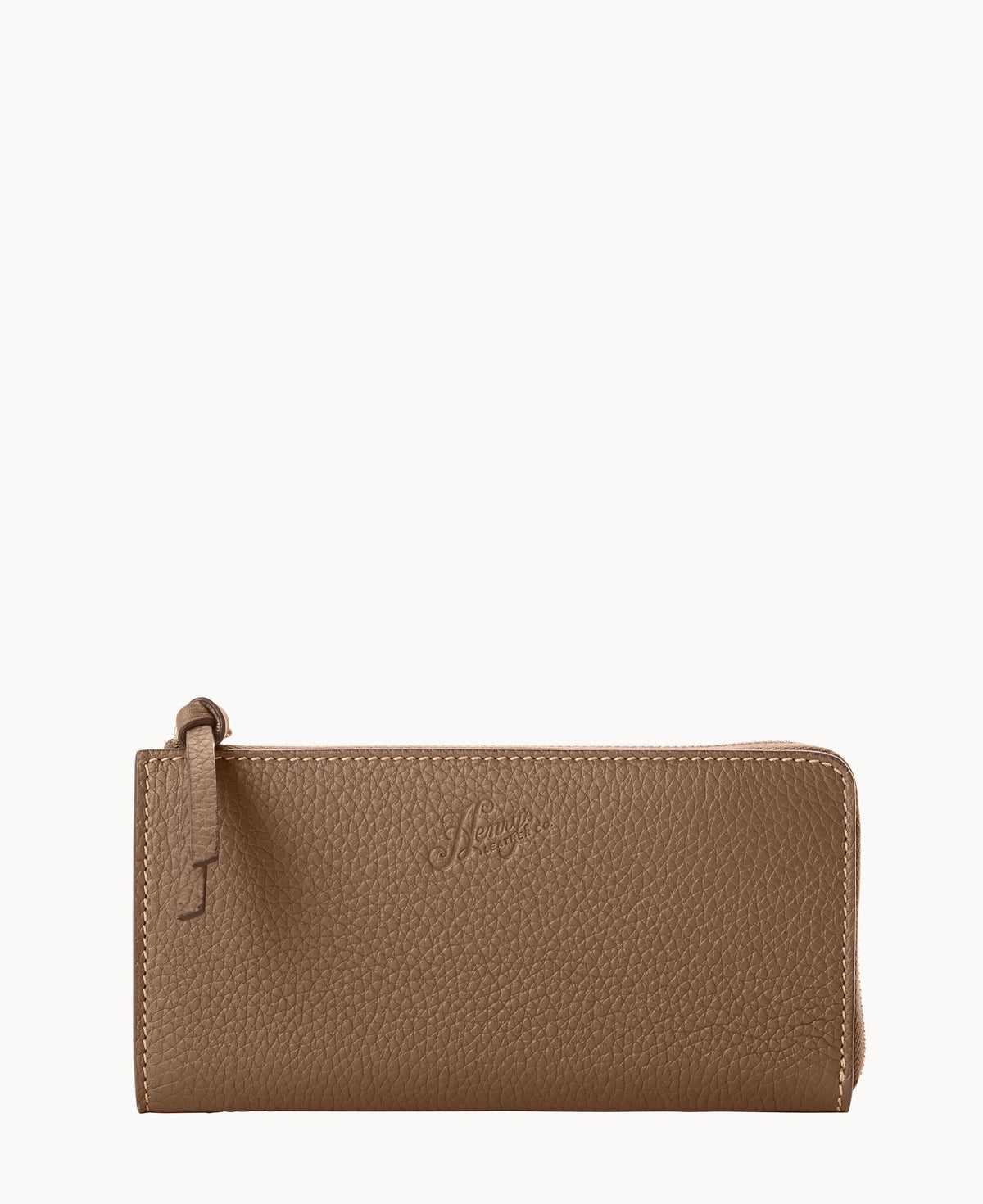 Henrys Zip Clutch - Dark Taupe