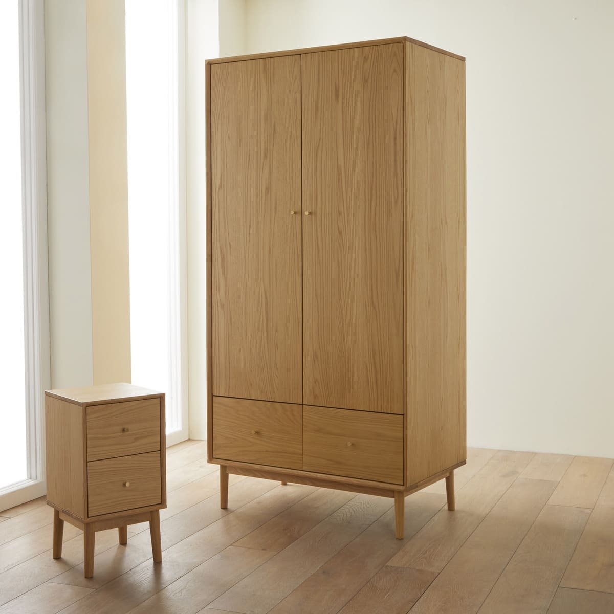 Wright Oak Wardrobe - Image 3
