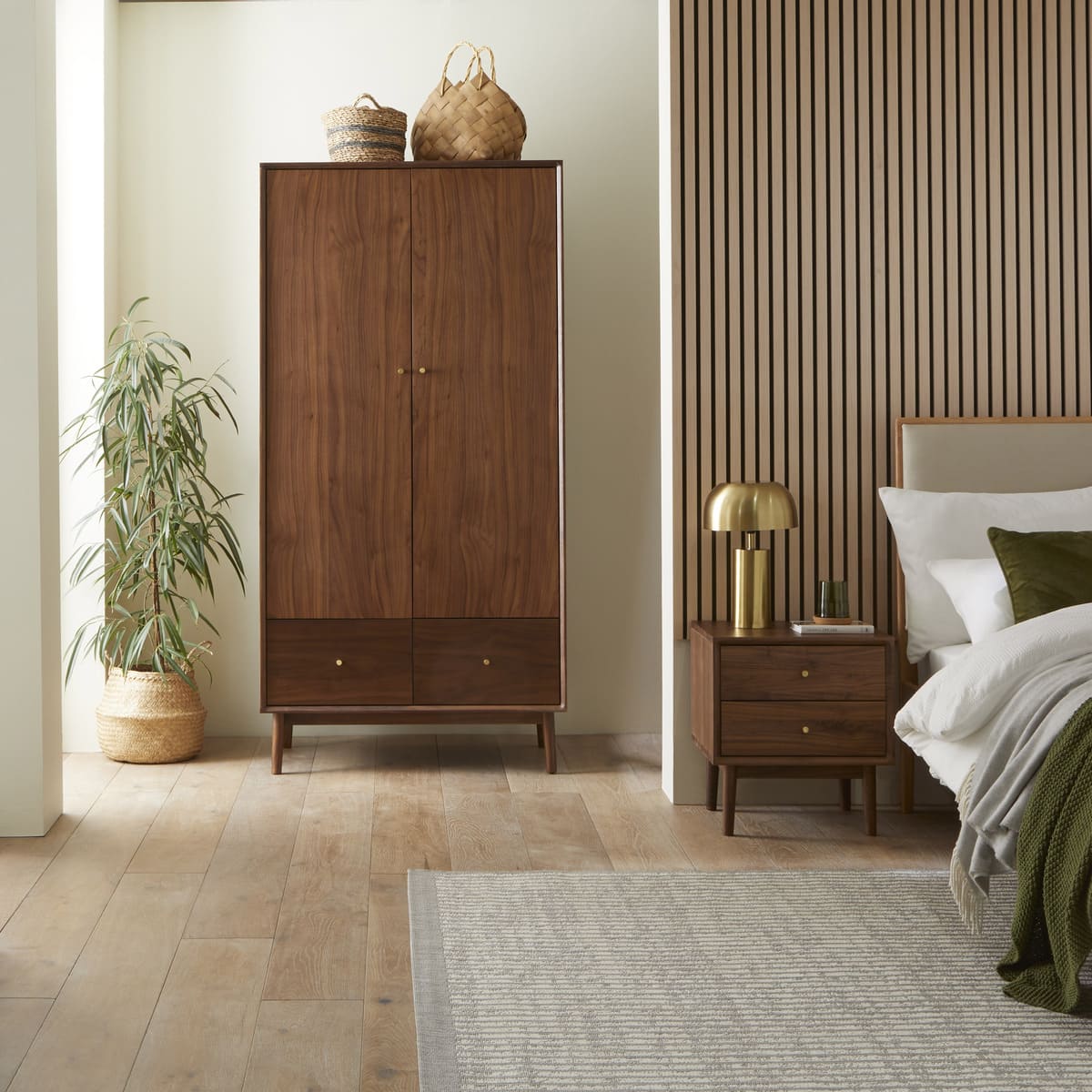 Wright Walnut Wardrobe - Image 5
