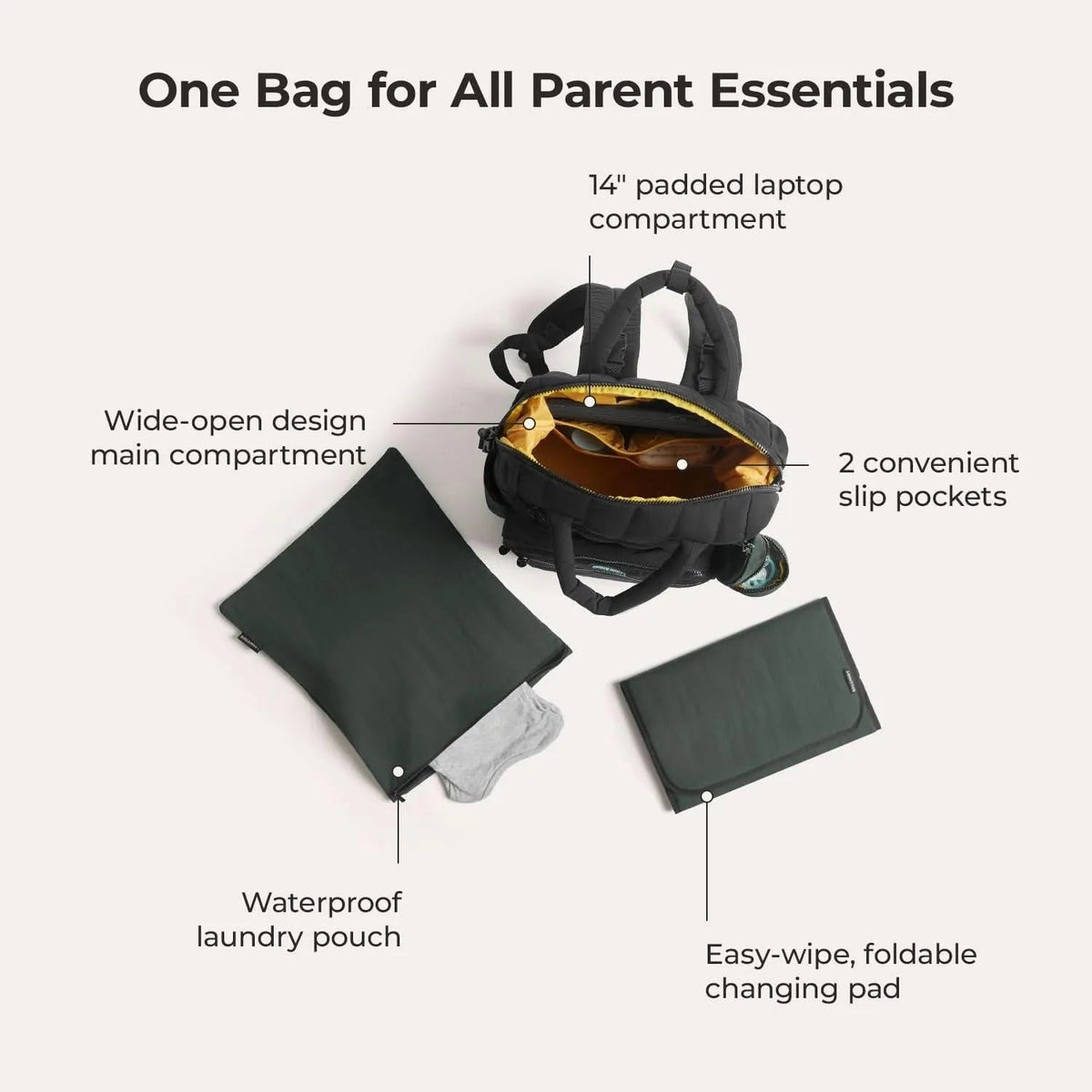 Paz 25L Diaper Backpack - Image 56