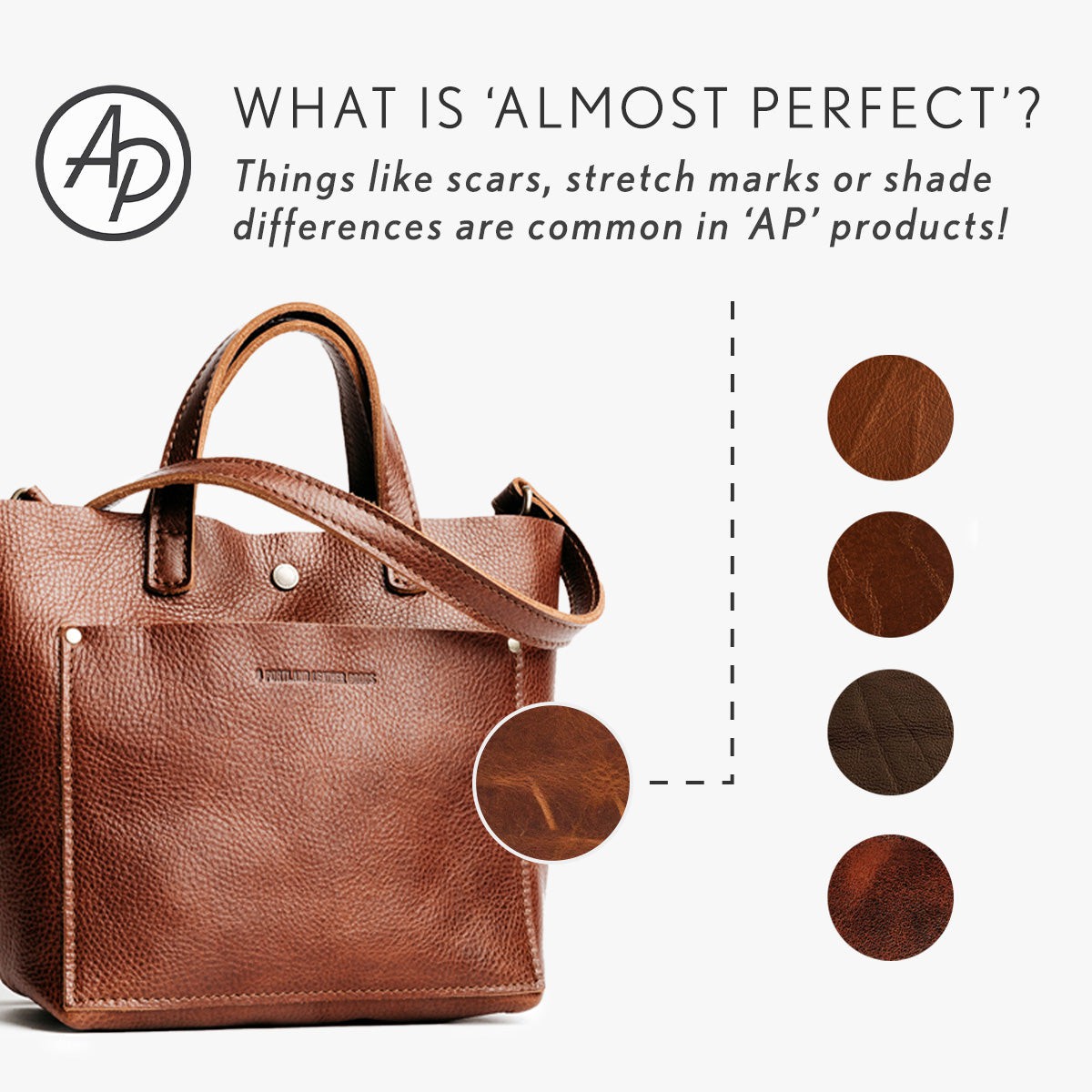 'Almost Perfect' Leather Tote Bag - Image 215