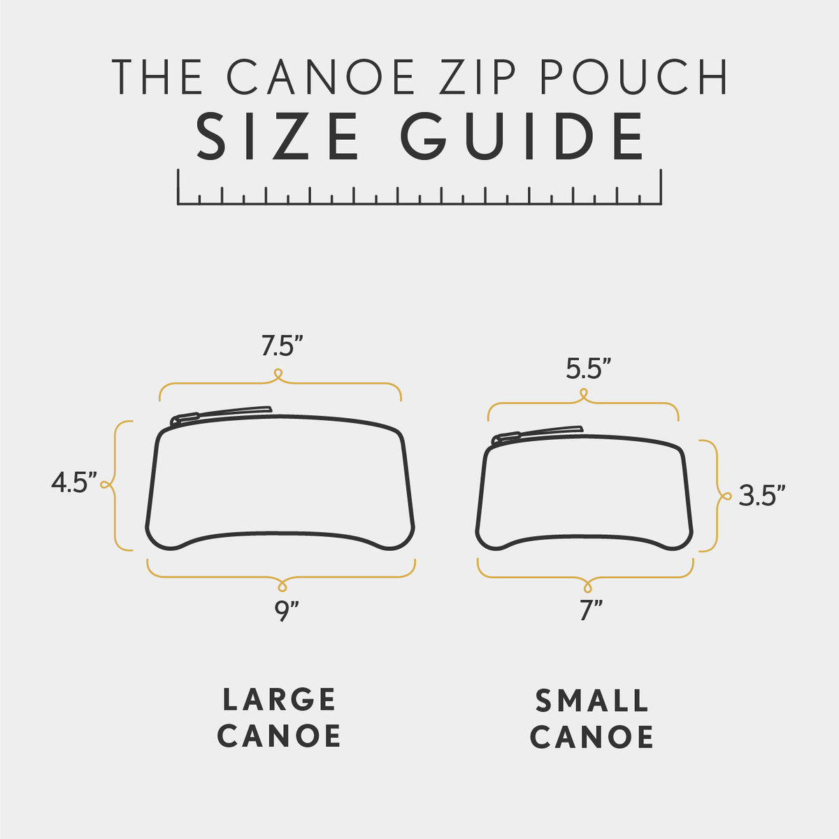 'Almost Perfect' Canoe Zip Pouch - Image 96