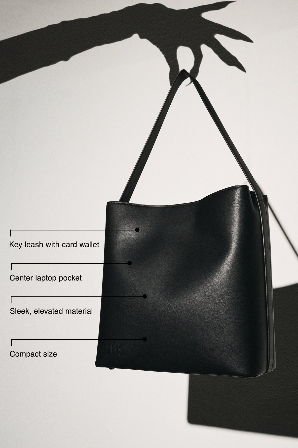 The Essential Tote in Wicked Black - Image 2