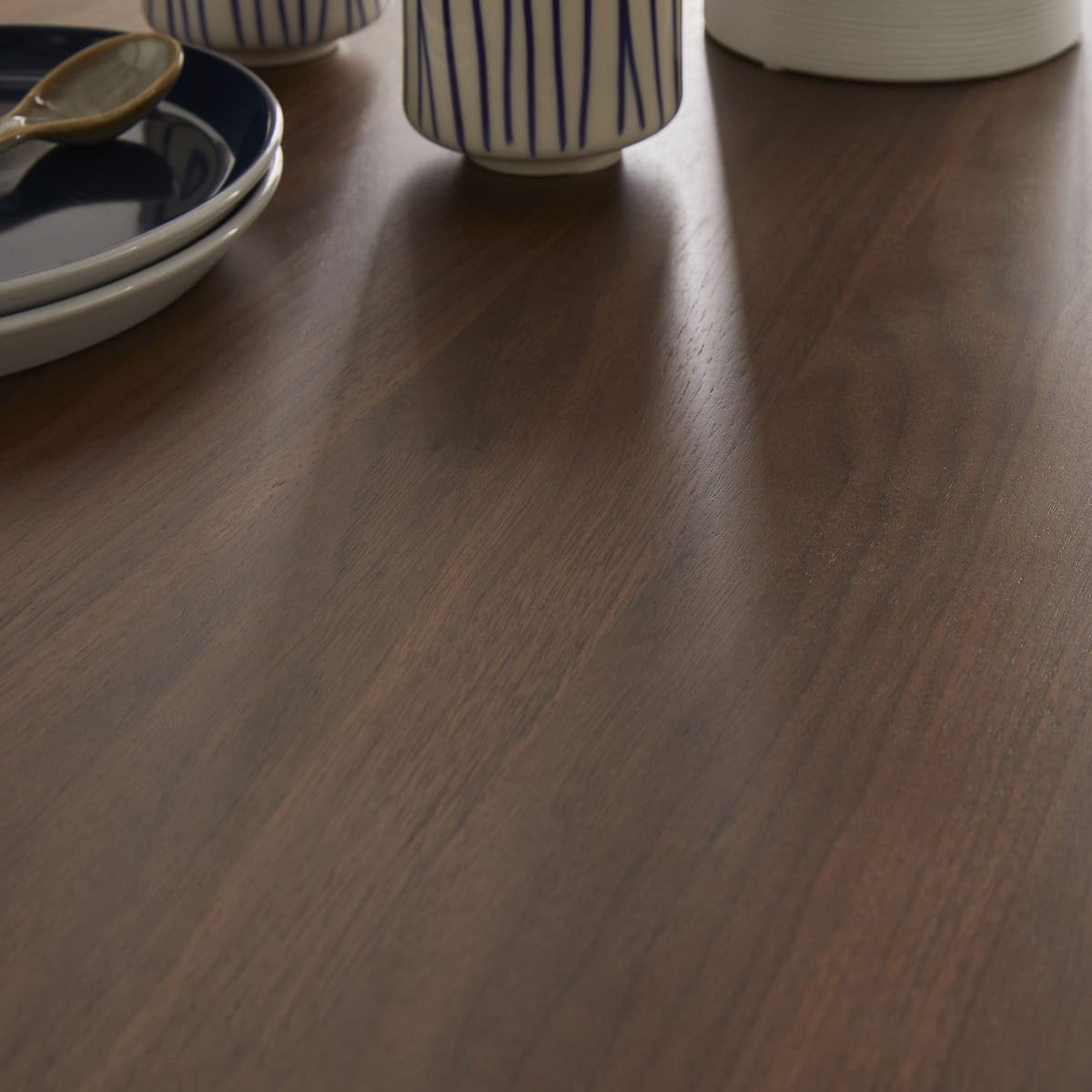 Wright Walnut Round Extendable Dining Table - Image 7