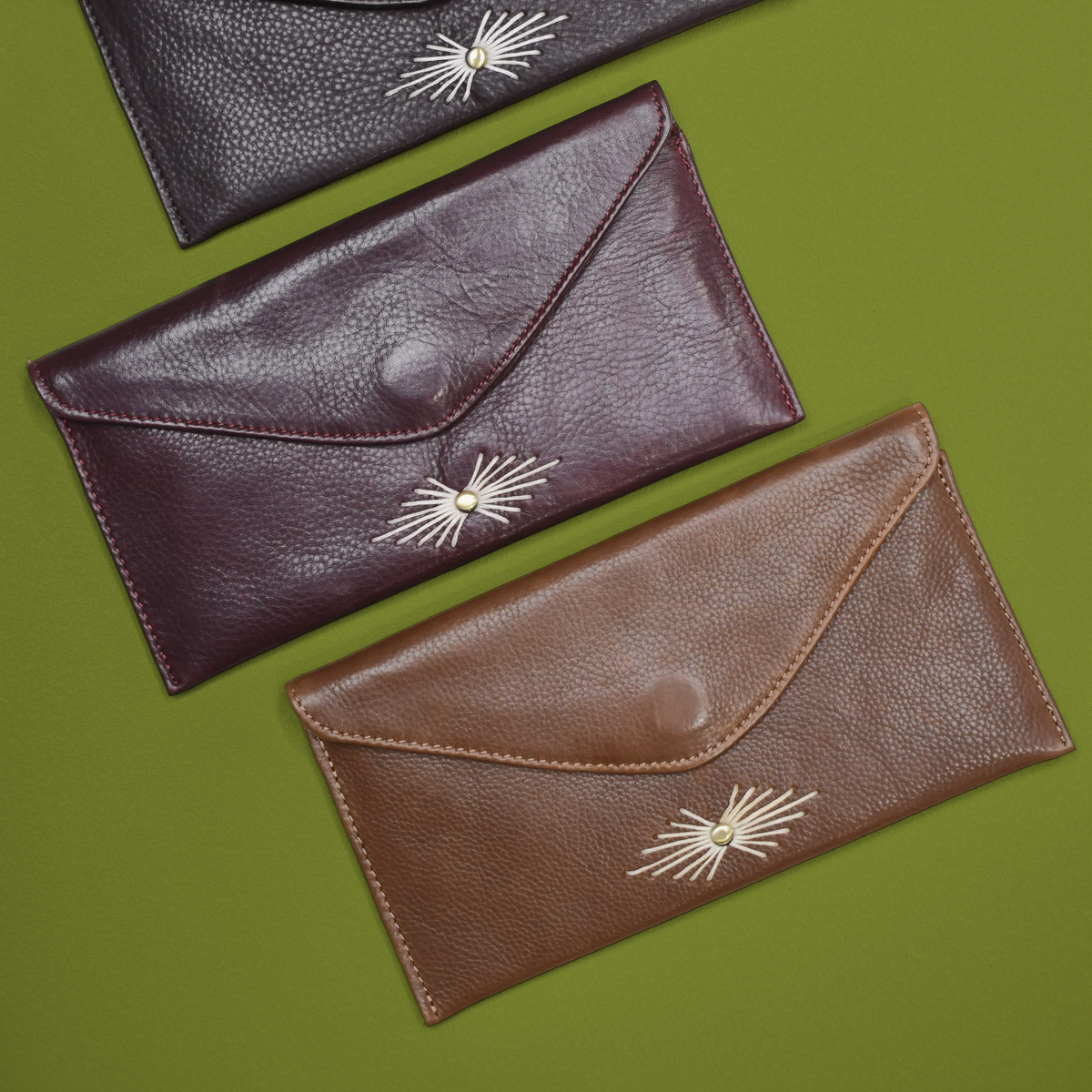Ynez Milled Leather Wallet - Image 10