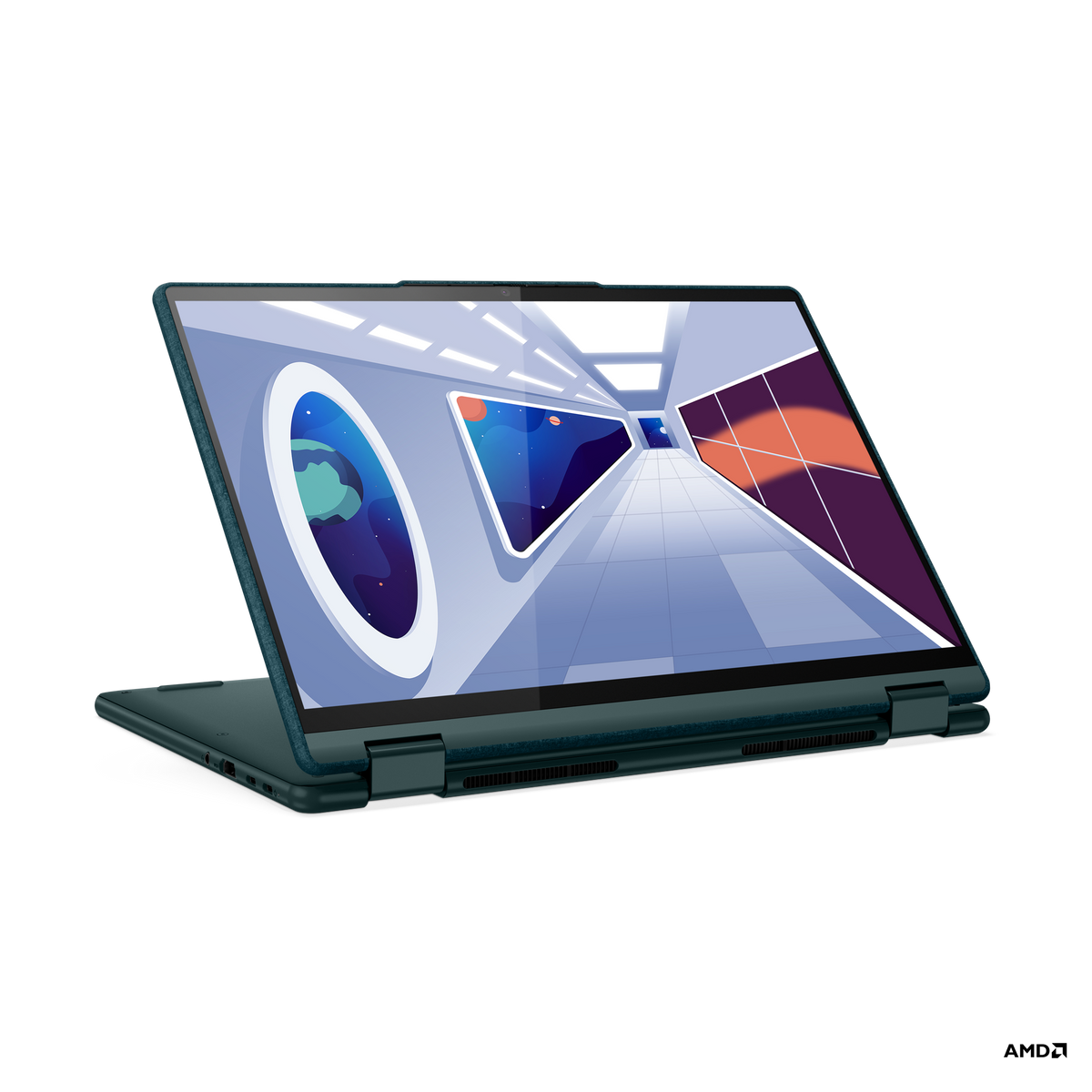 Lenovo Yoga 6 13ABR8 – 13.3" FHD+ Touch 2-in-1 – AMD Ryzen 5 7530U – 8GB RAM – 512GB SSD – Dark Teal - Image 4
