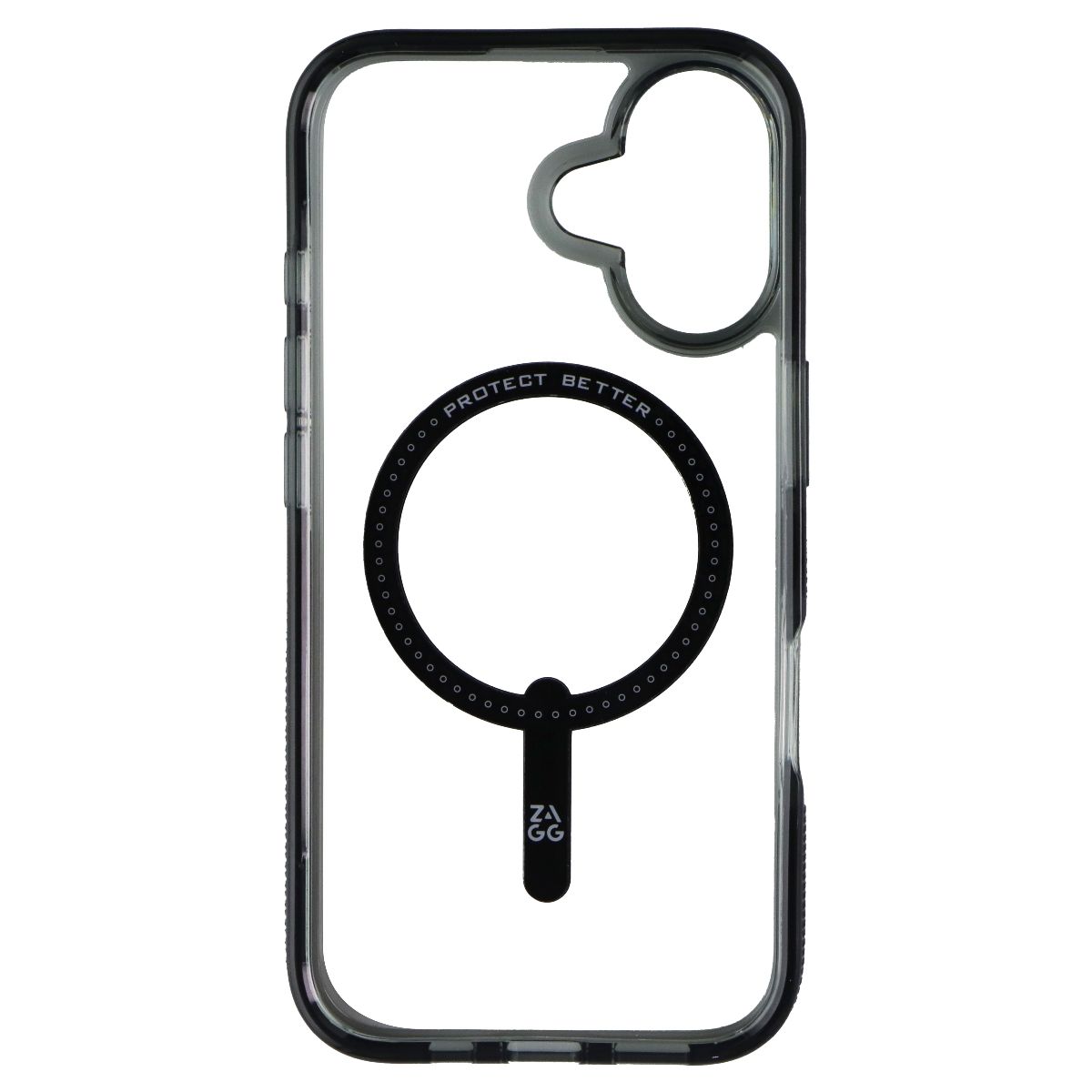 ZAGG Santa Cruz Snap Case for MagSafe for Apple iPhone 16 - Clear / Black - New - Image 3