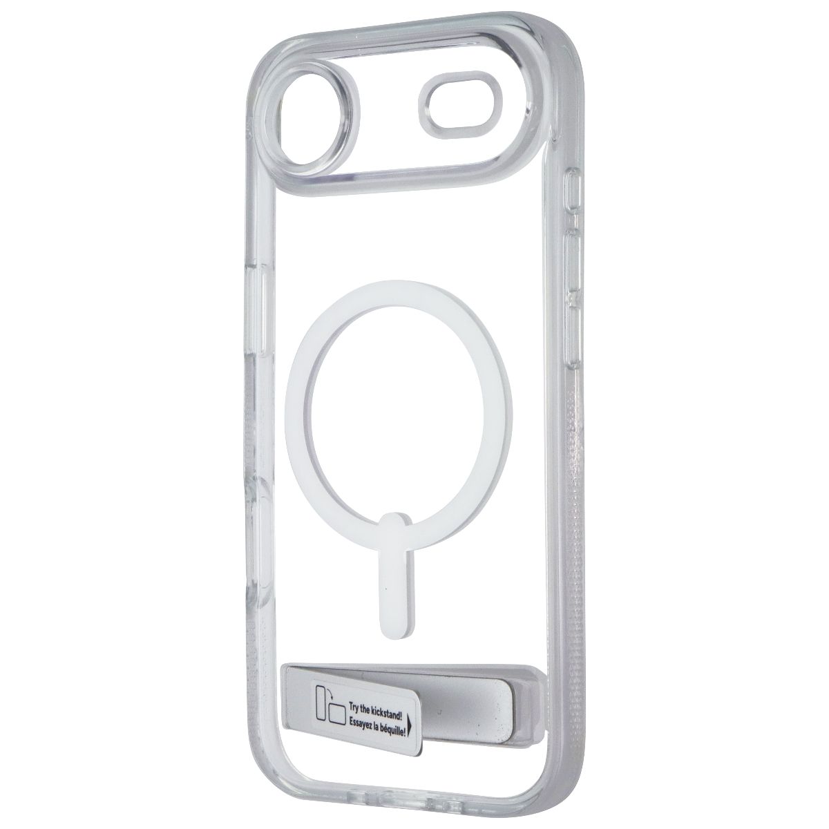 ZAGG Crystal Palace Snap Kickstand Case for MagSafe for iPhone 17 Air - Clear - New
