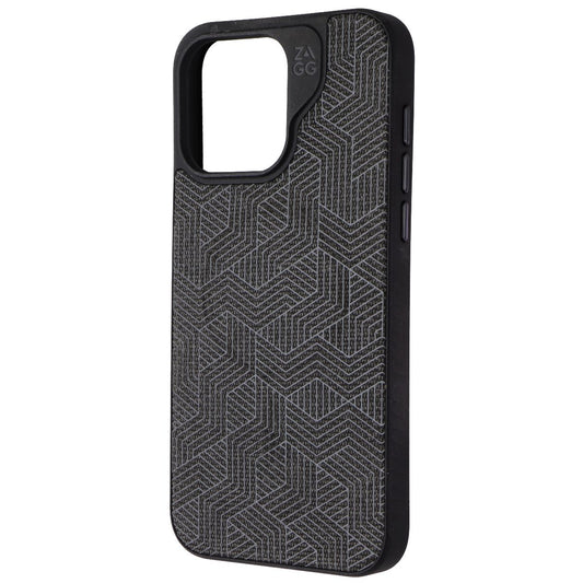 Zagg London Snap Series Case for Apple iPhone 15 Pro Max - Black Geo - New