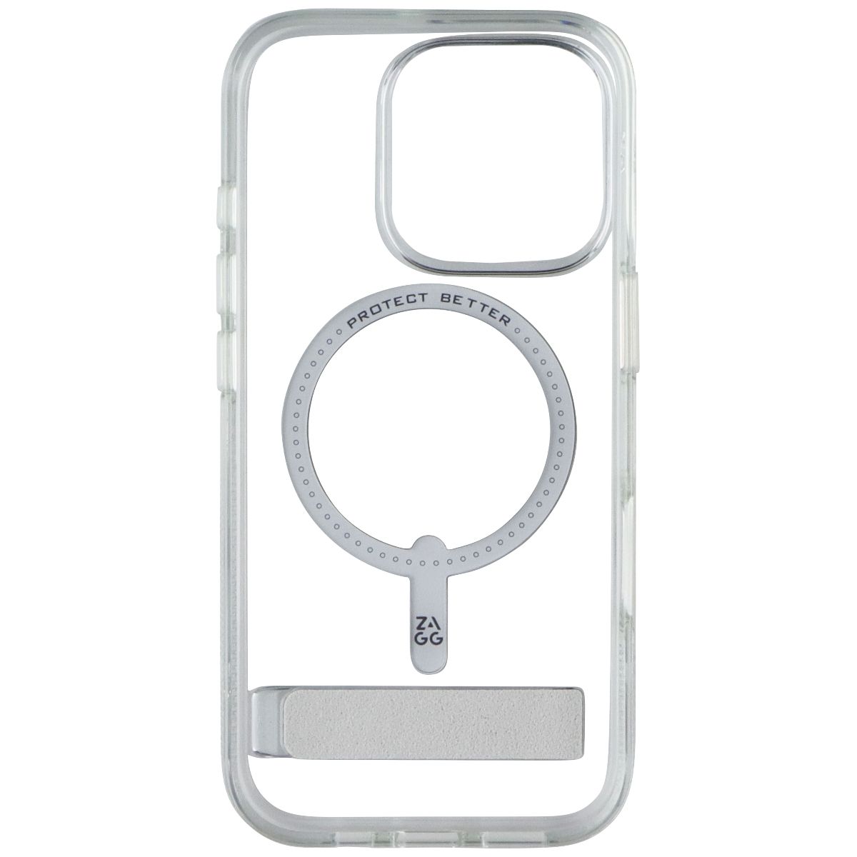 ZAGG Crystal Palace Snap Kickstand Case for MagSafe for iPhone 16 Pro - Clear - New - Image 3