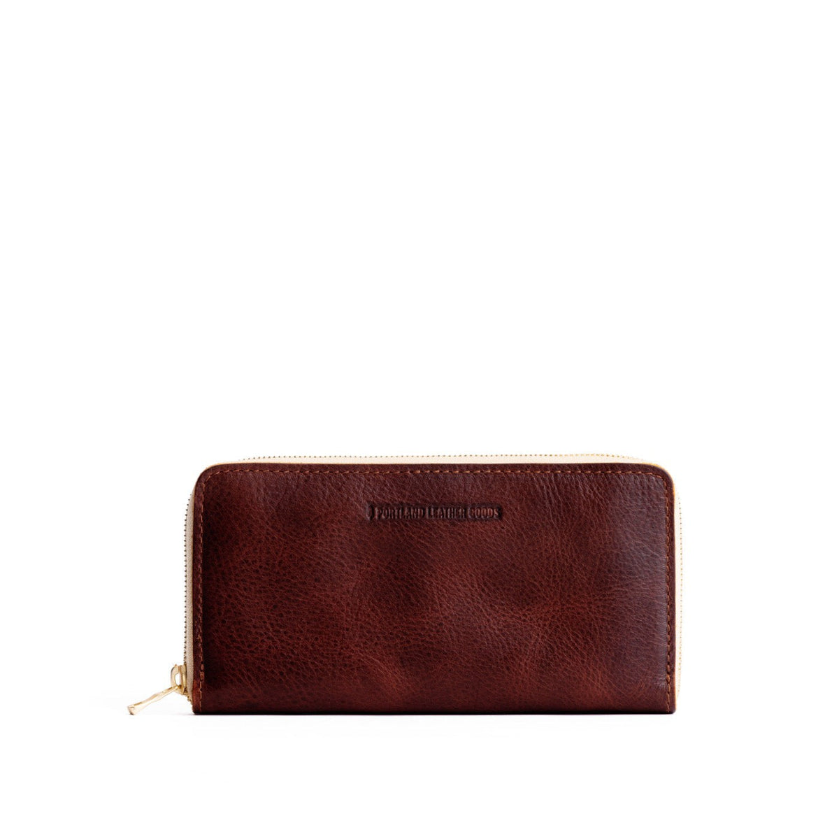 Accordion Zip Wallet - Cinnamon Bear