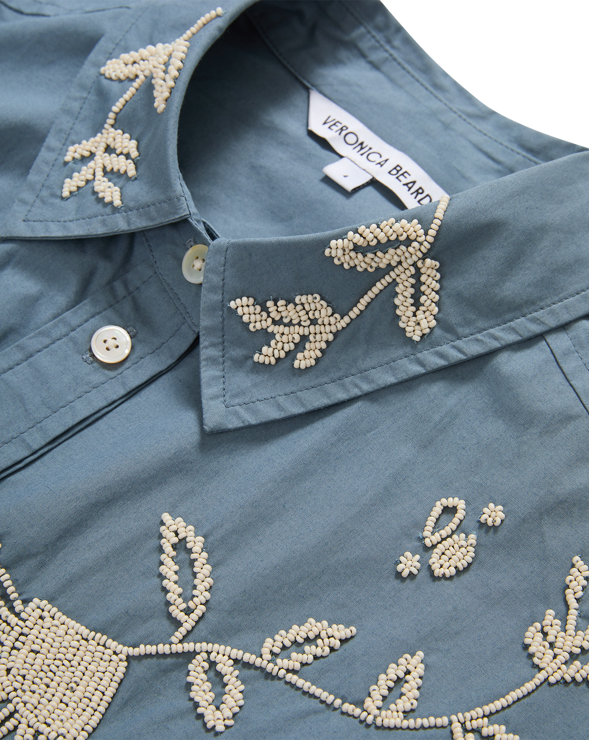 Aderes Beaded Button-Down Shirt - Image 3