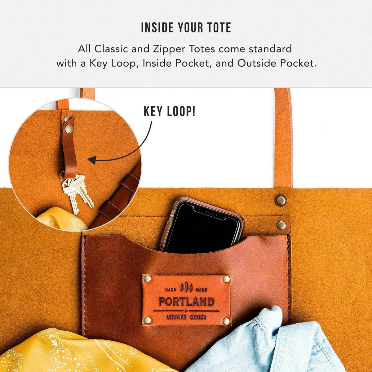 'Almost Perfect' Leather Tote Bag - Image 214
