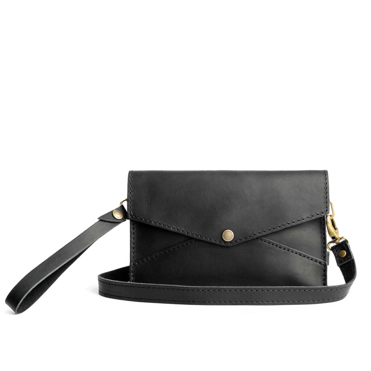 Almost Perfect' Envelope Convertible Crossbody - Black