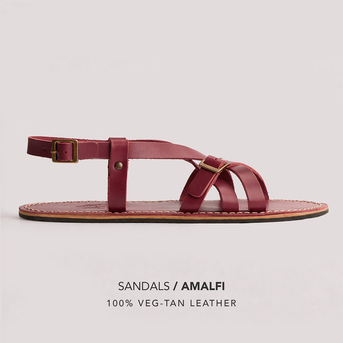 Amalfi Sandal - Marsala