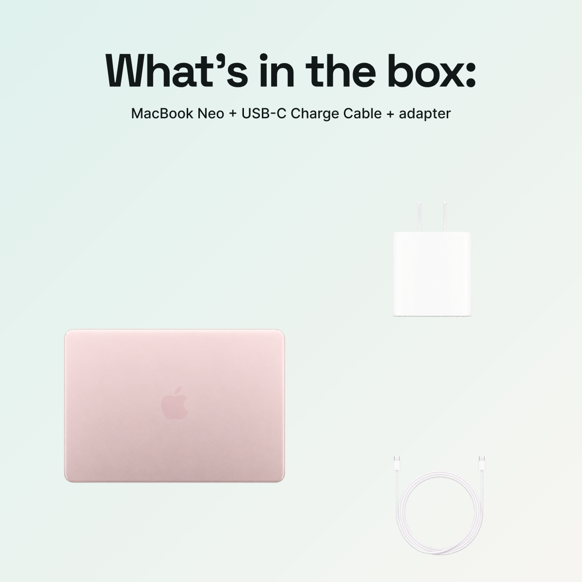 Apple MacBook Neo 13-inch 256GB 8GB RAM A18 Pro 6-Core CPU 5-Core GPU (2026) Blush - Image 5