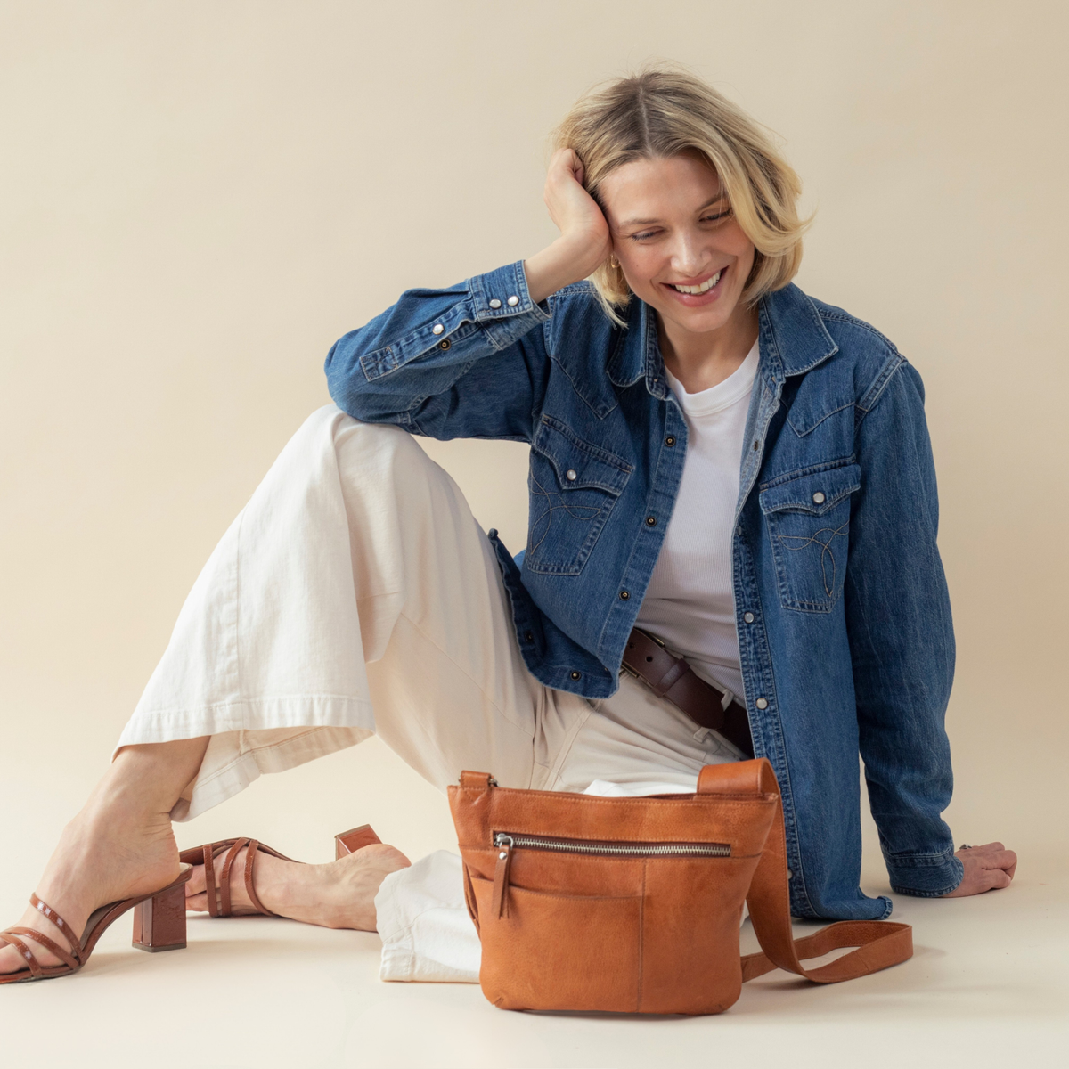 Arden Leather Crossbody - Image 6