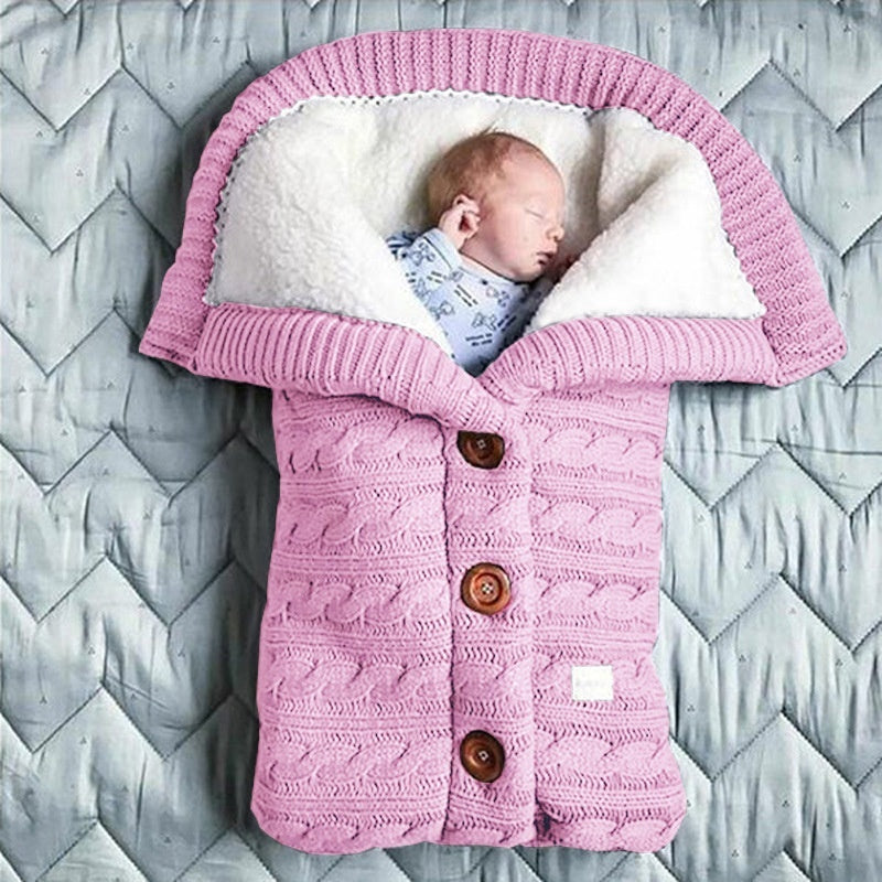Baby Stroller Sleeping Bag - Baby Pink