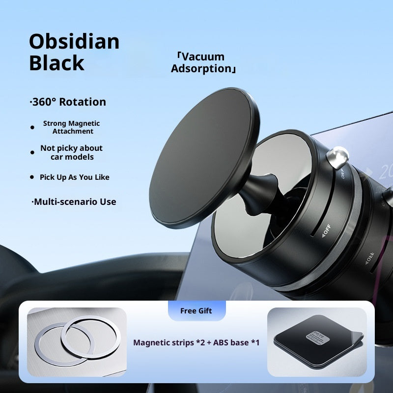 Suction Strong Magnetic Car Phone Holder - A1 Obsidian Black