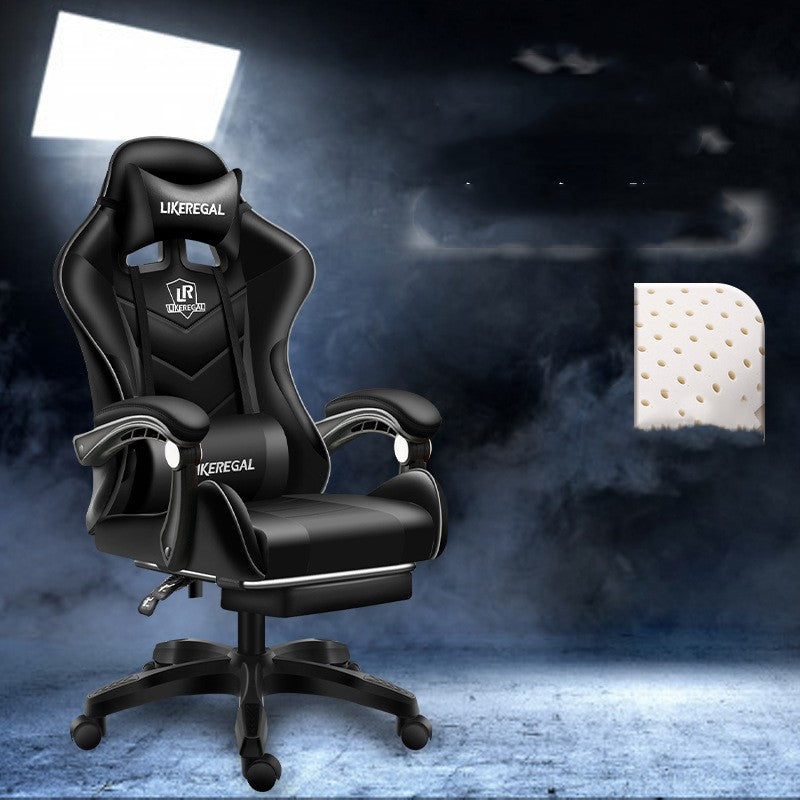 Ergonomic Gaming Office Chair - Classic blackfootrest
