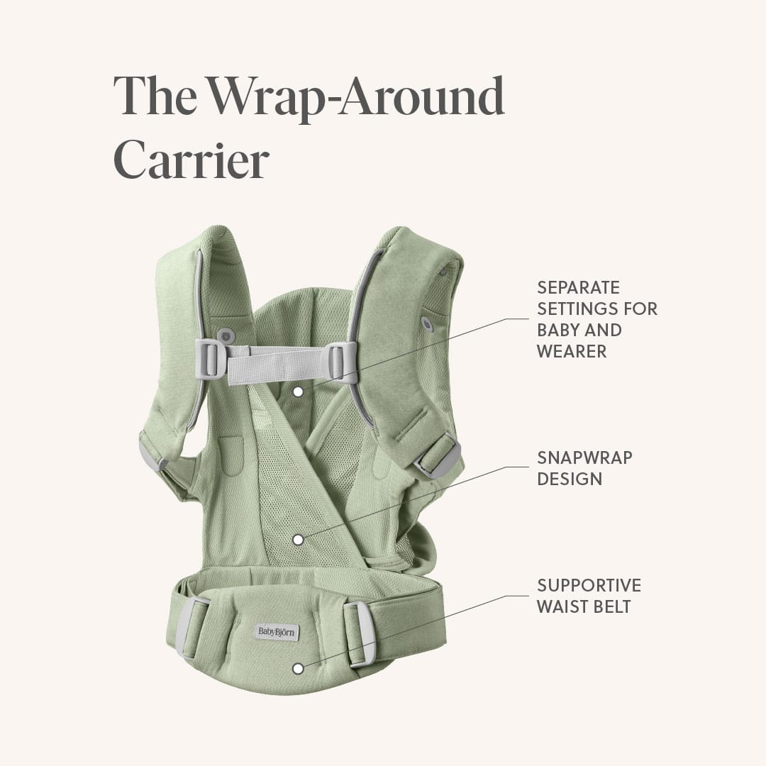 BabyBjörn Baby Carrier Hold - Mesh, Black - Image 3