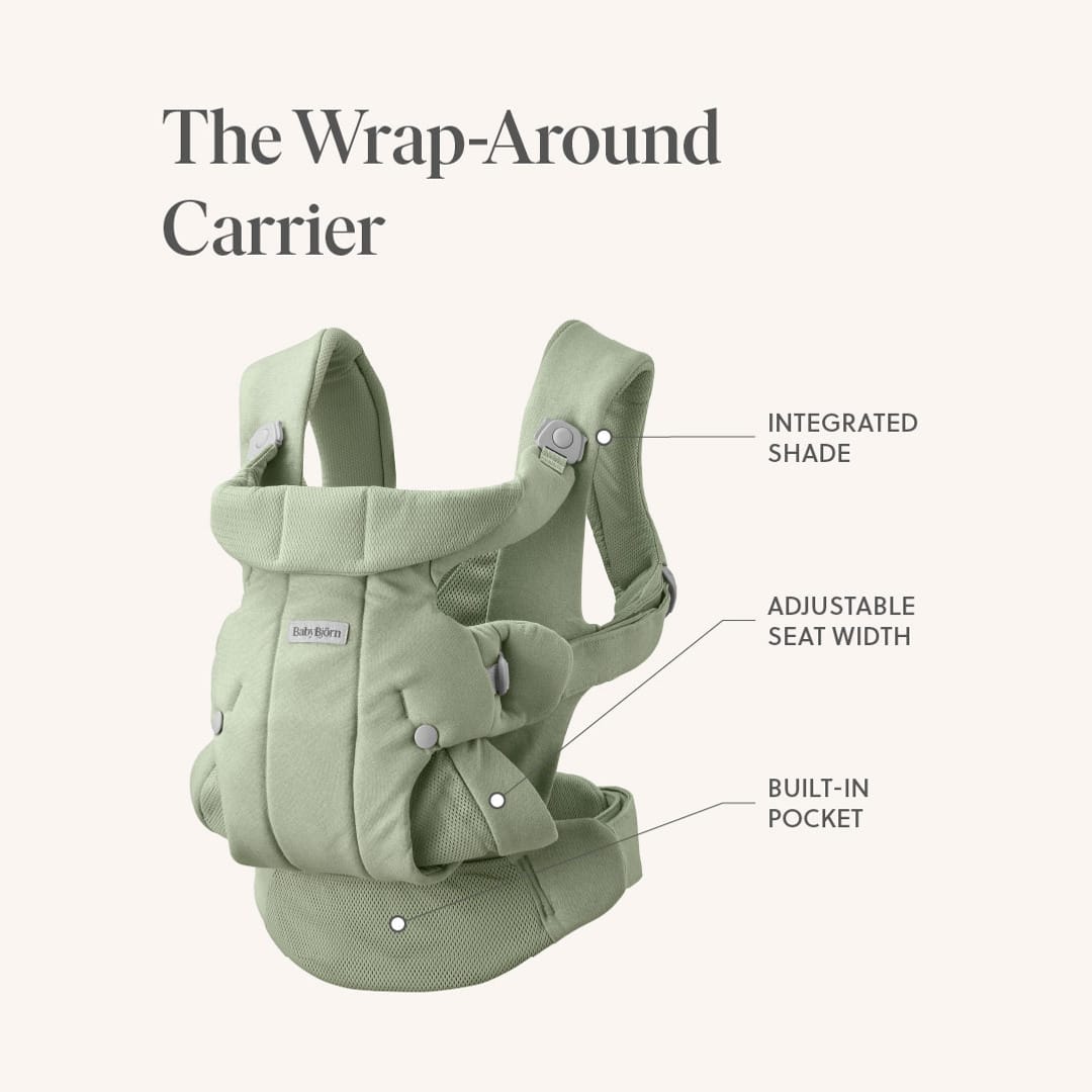 BabyBjörn Baby Carrier Hold - Mesh, Black - Image 2