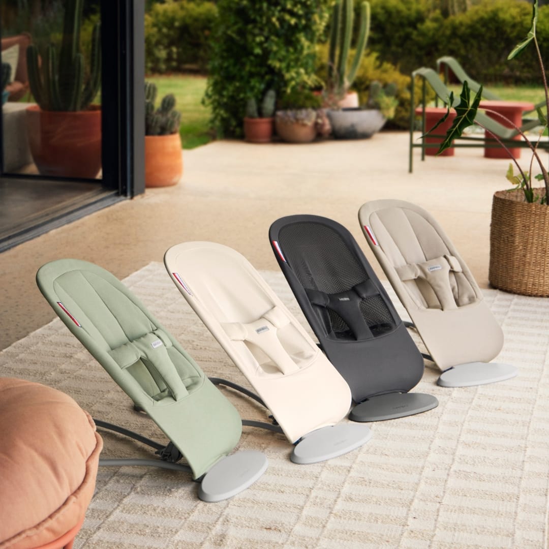 BabyBjörn Bouncer Begin - Mesh, Cream - Image 4