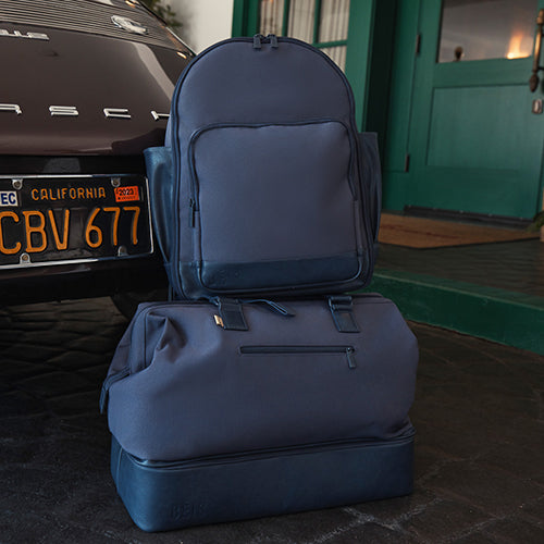 The Travel Backpack in Navy - Image 12