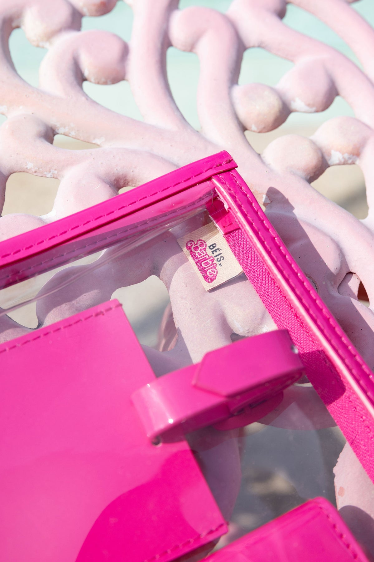 The Passport & Luggage Tag Set in Barbie™ Pink - Image 7