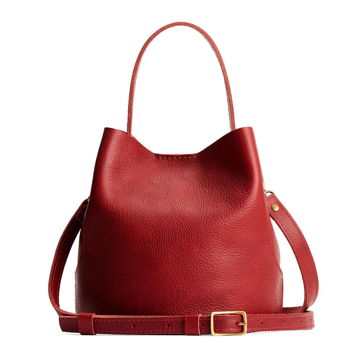Belle Bucket Bag - Chili Red / Large