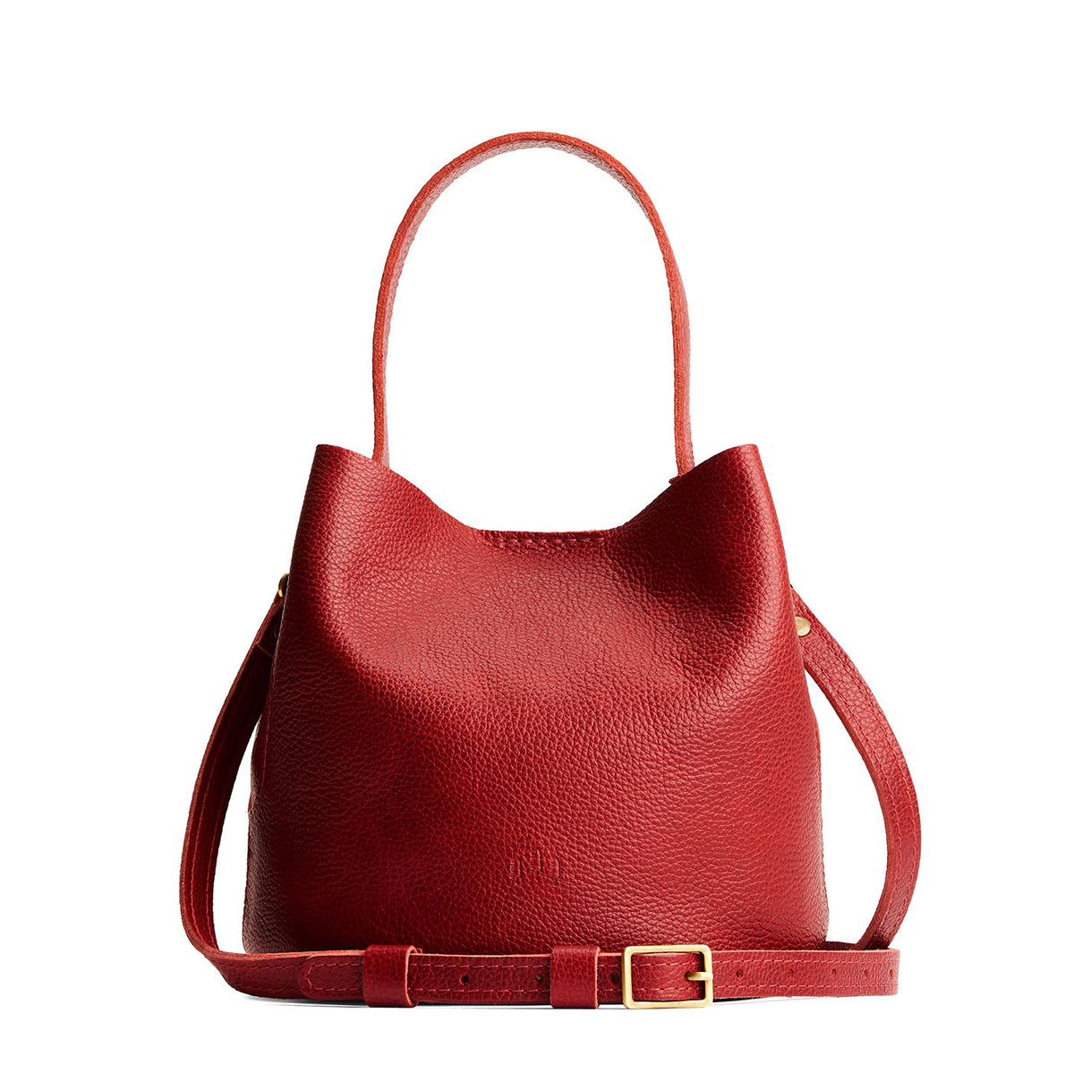 Belle Bucket Bag - Chili Red / Small