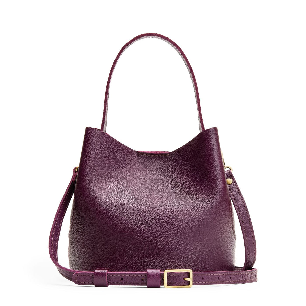 Belle Bucket Bag - Plum / Small
