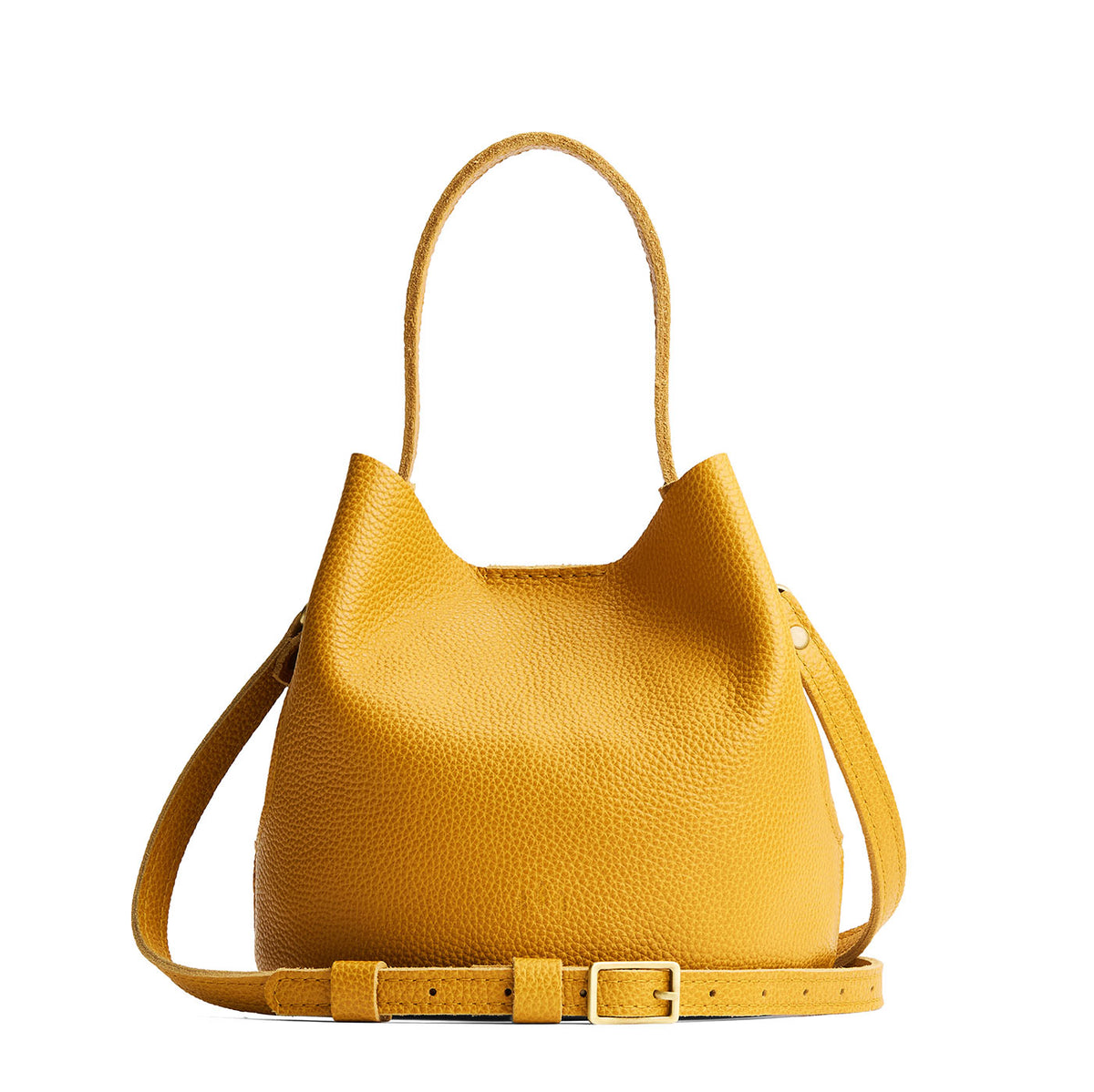 'Almost Perfect' Belle Bucket Bag - Sunshine / Small