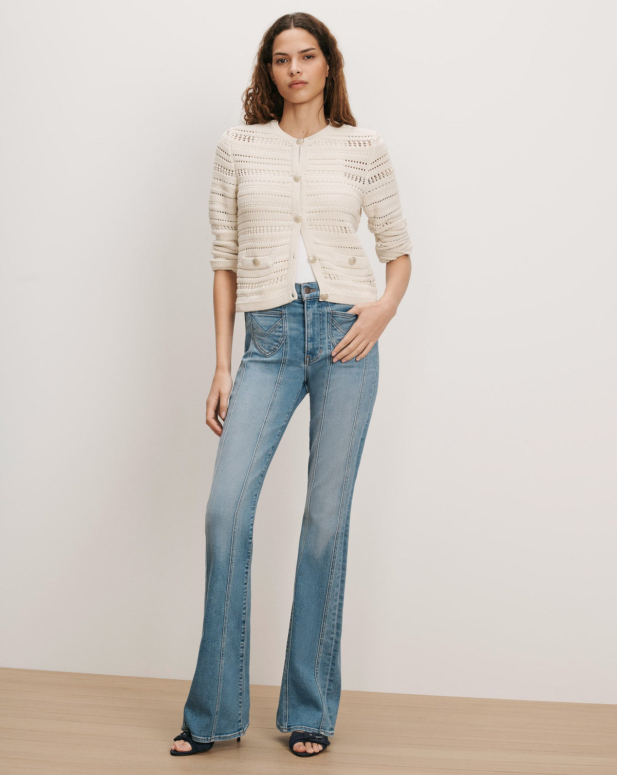 Bellingham Pointelle Cardigan - Image 2
